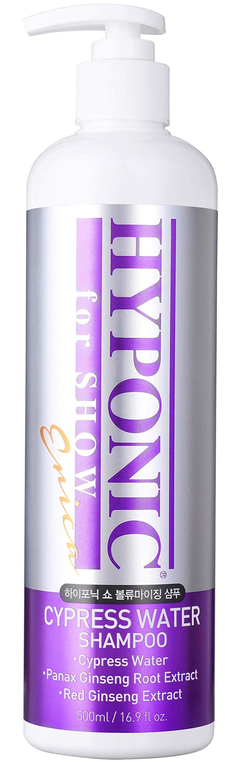 HYPONIC Cypress Water VOLUMIZING Shampoo - Professional Line for Advanced Formula, Optimized Cleansing and Performance 16.9oz (500ml)