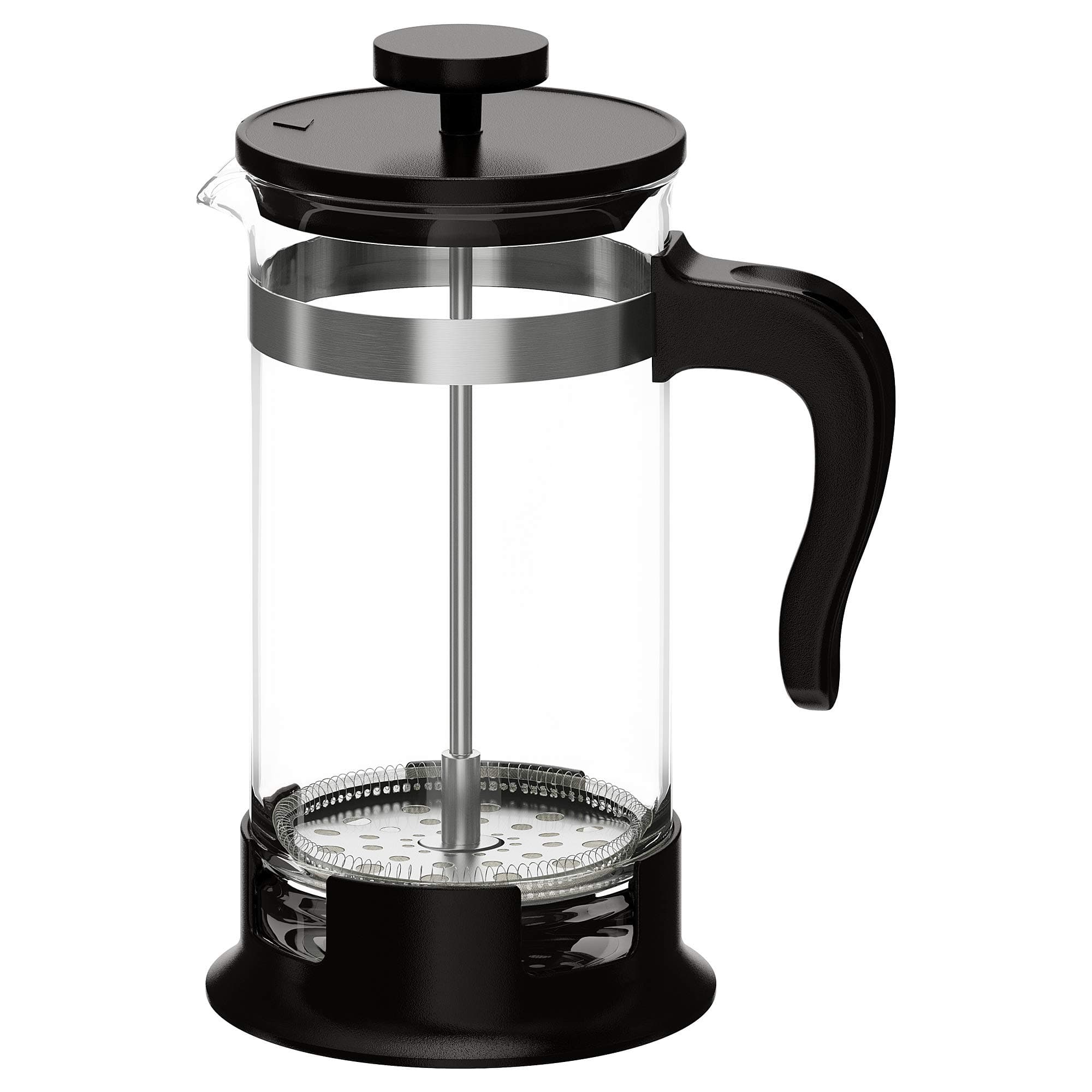 Home Ikea Upphetta 34oz Glass Stainless Steel French Press Coffee Tea Maker 141［並行輸入］