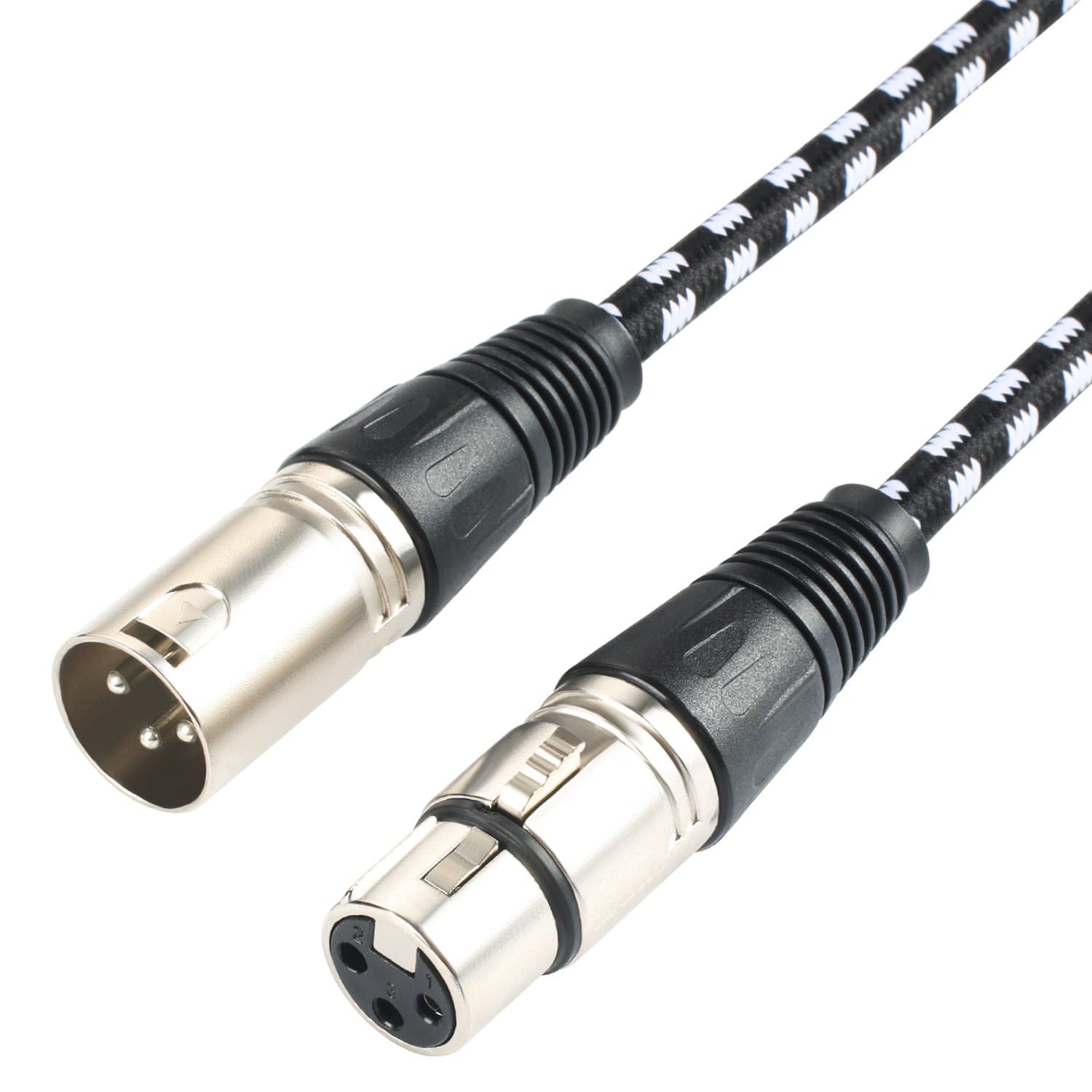 Tainston XLR Microphone Cable Male to Female-10 Feet