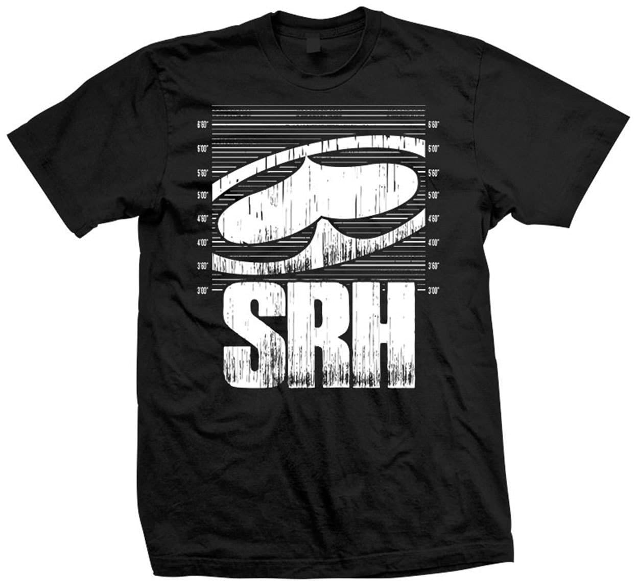 SRH Mens Crime Inc Mens Tee Shirt MS1506 Support Radical Habits Spade Logo Black Apparel