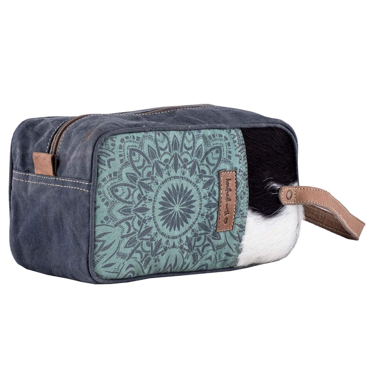 Sixtease Women’s Utility Bag - Up-Cycled Trendy Bags, Canvas & Leather - Floweret