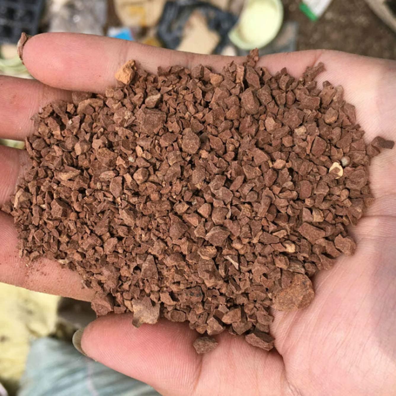 Beisite Useful Orchard Soil Nutrition Soil Plant Dedicated Kiryu Sand 1 Bag Volcanic rocks Mini Potted Bonsai(None Volcanic rock wind fossils 3-6 mm)
