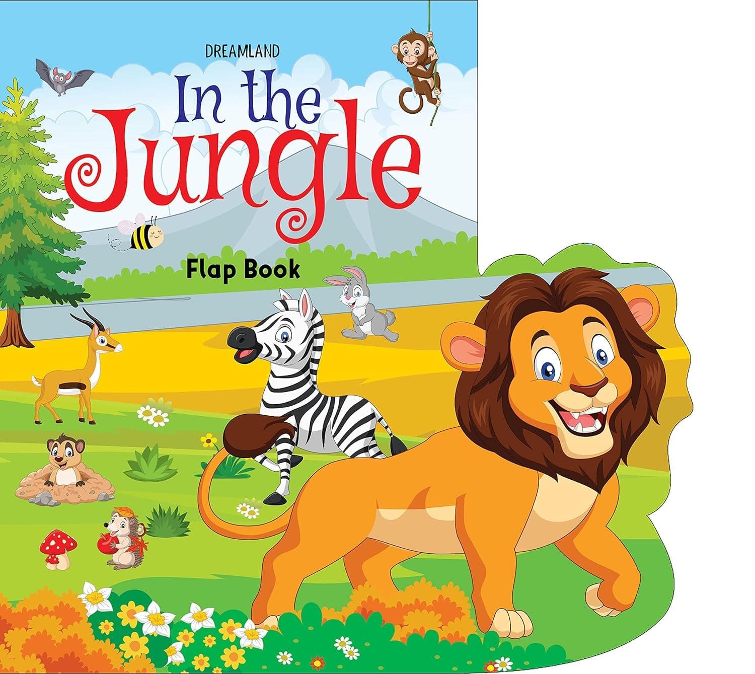 Flap Book- In the Jungle : Interactive & Activity Book for Kid