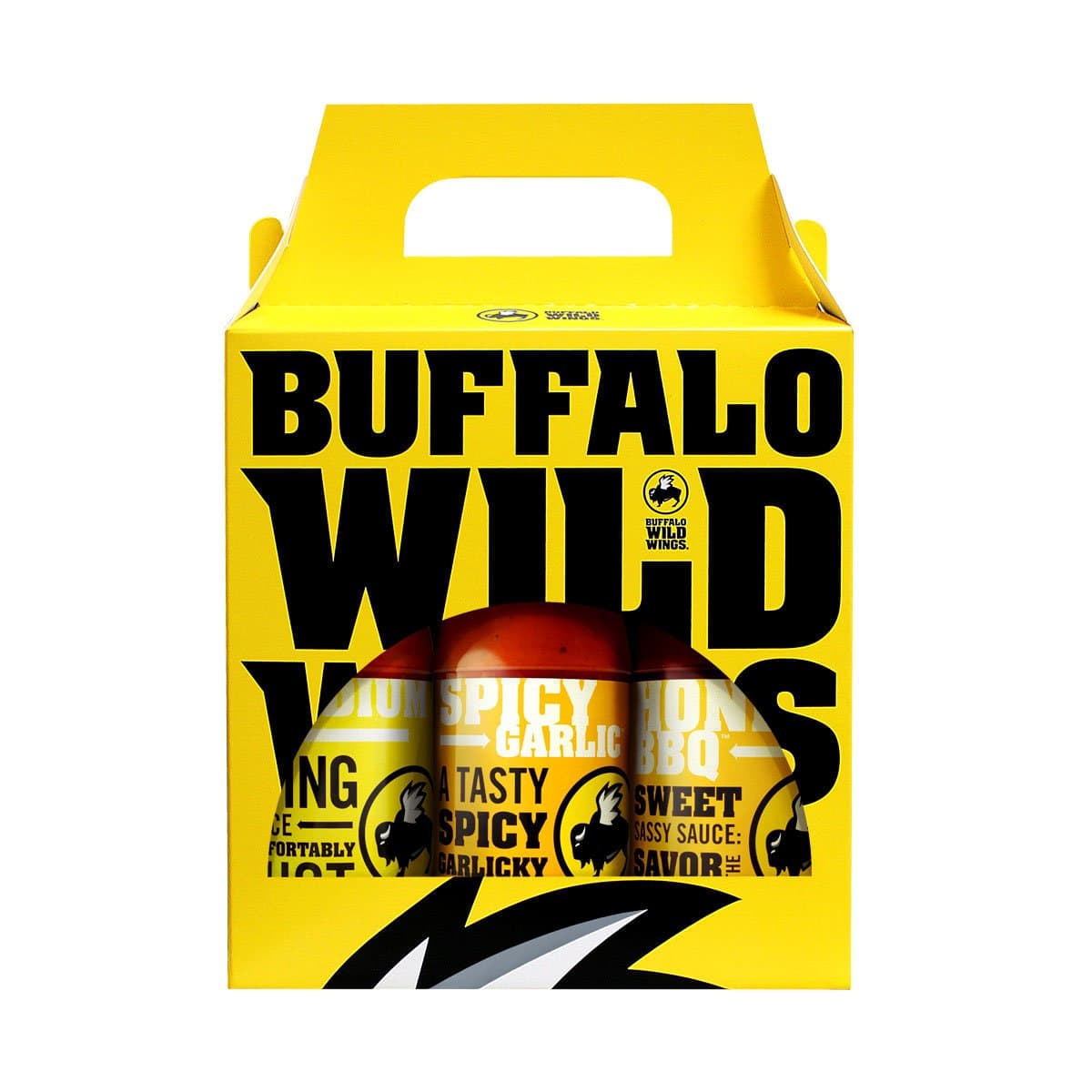 Buffalo Wild Wings Flavor Variety Pack (Medium, Spicy Garlic, Honey BBQ)