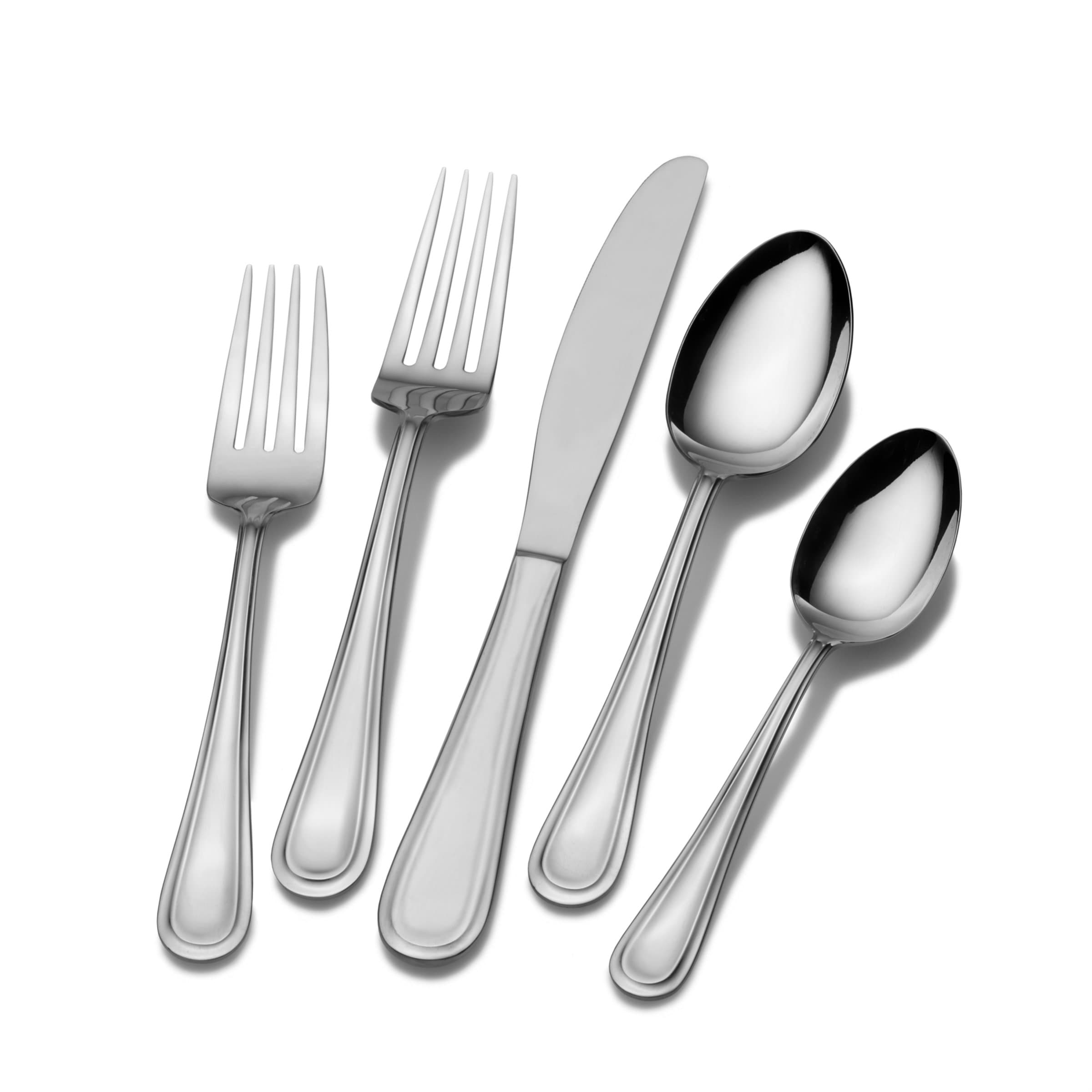 International Silver Forte 20-Piece Stainless Steel Flatware Set, Service for 4