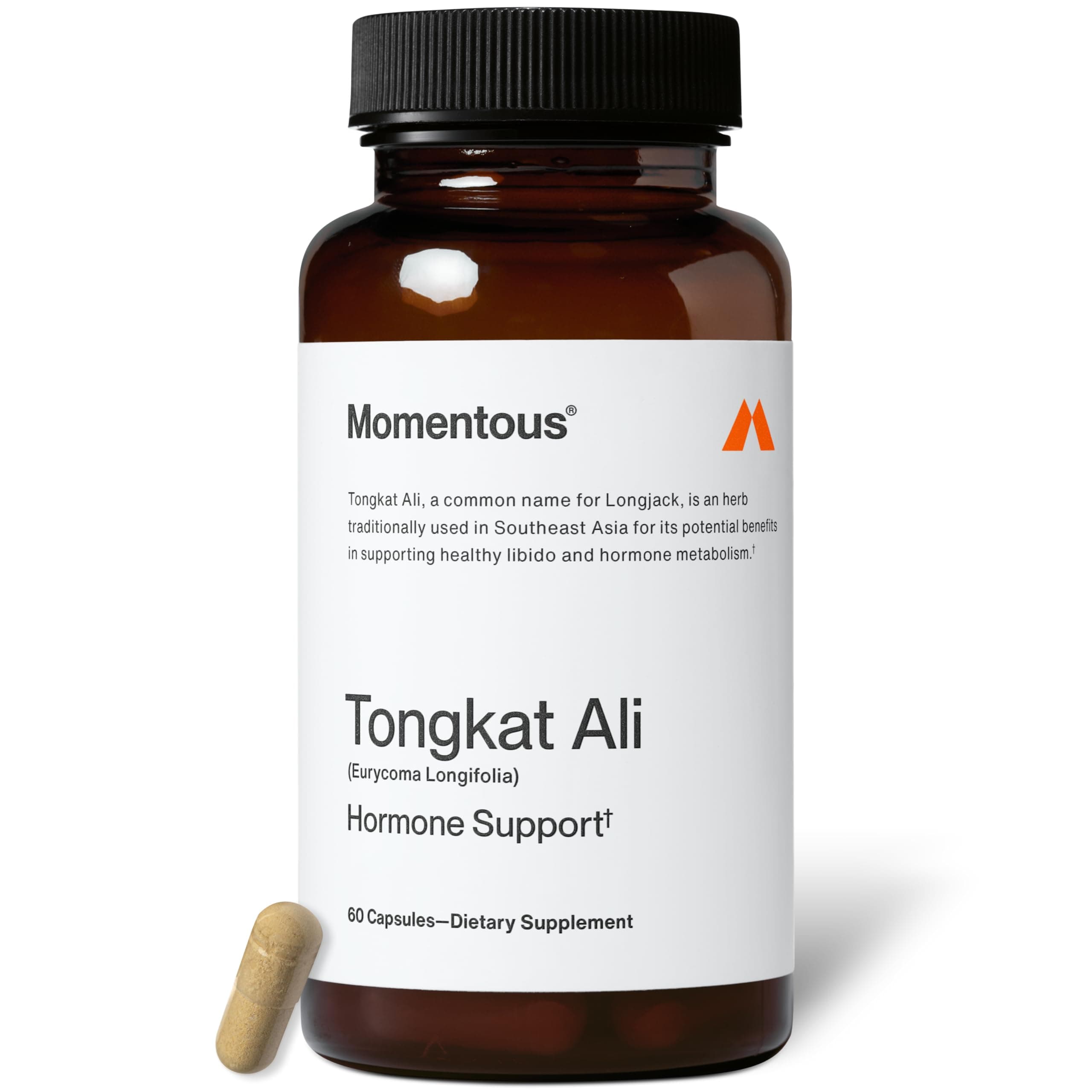 Momentous Tongkat Ali Supplement - Longjack Root Extract Powder for Men & Women - Supports Hormone Balance, Performance, & Mood - Natural Wellness - Informed Sport Certified - 400 mg - 30 Servings