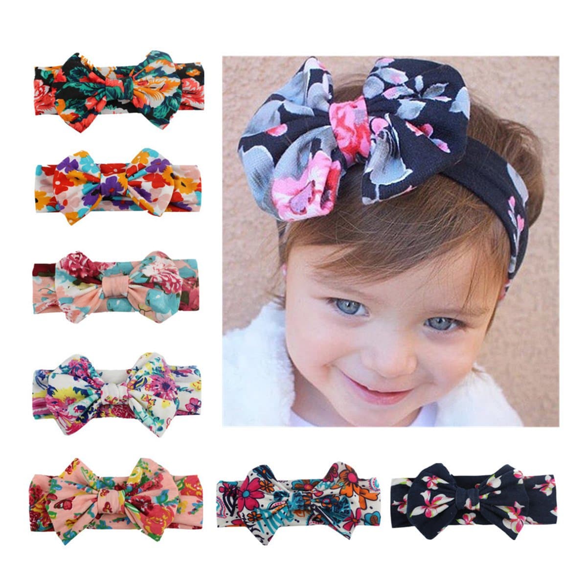 Calliar Baby Headbands Elastic Girl's Hairbands For Newborn,Toddler and Childrens