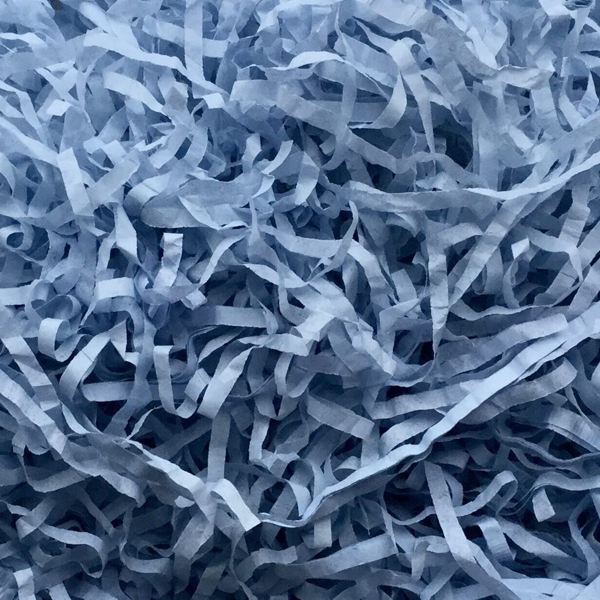 Inside My Nest Antique Blue Shredded Tissue Paper Shred Box Filler Dusty Blue Hamper Gift Box Acid-free Colorfast (60g)