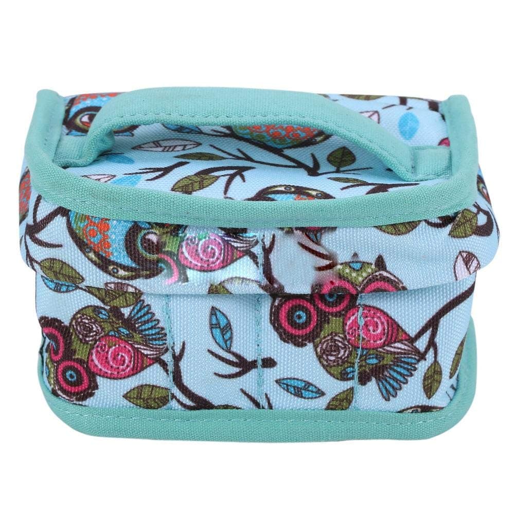 yeyat Essential Oil Bottle Case, 2Colors 2Size 9 / 20Bottles Storage Comestic Bag with Oil Holder Shock Resistant Organizer (L-Green)