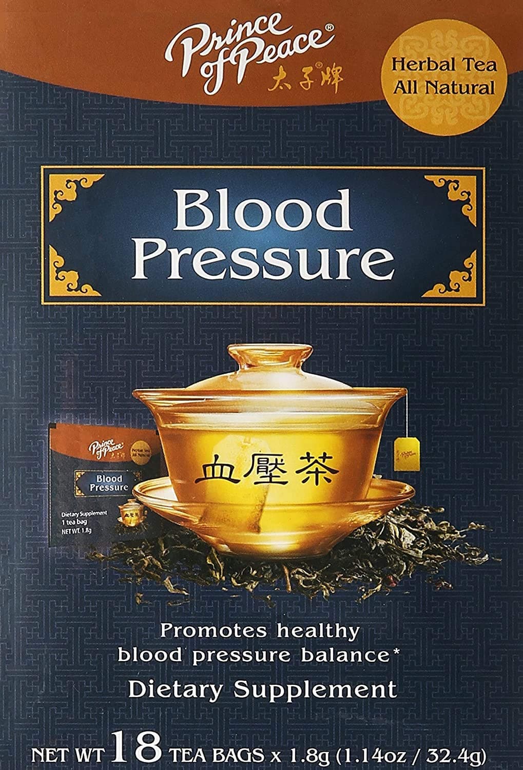 Blood Pressure Herbal Tea 18 Bag, 1.14 oz