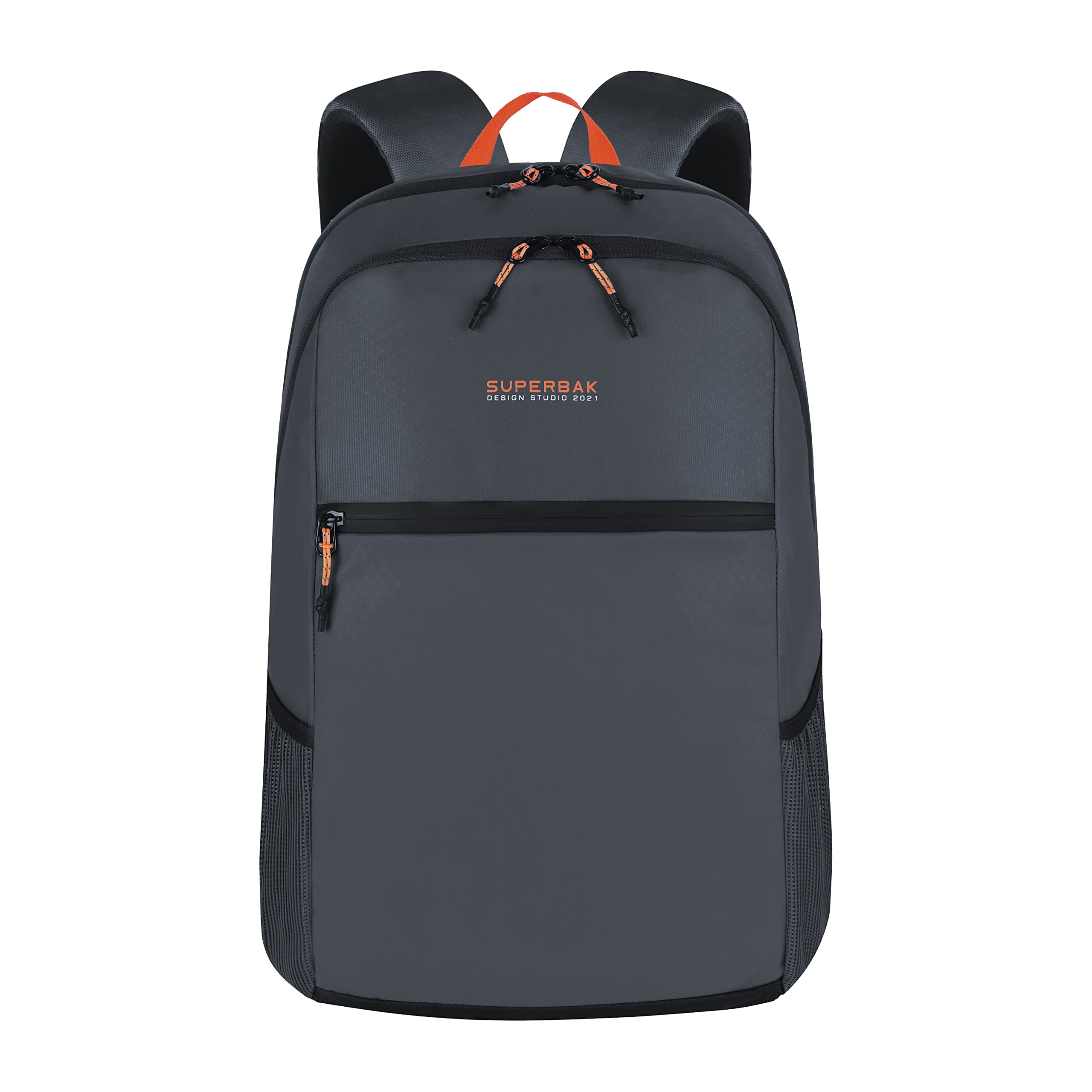 Scout 30 Ltrs Laptop Backpack (Grey-Orange), One Size (LBPSCOUT0406)