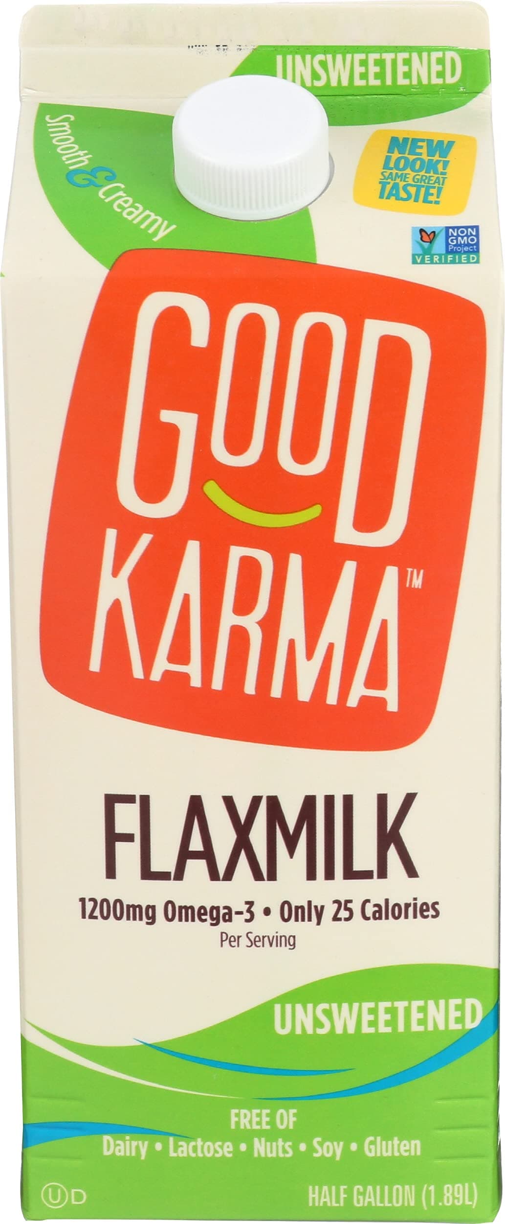 Good Karma Flax Milk, Unsweetened, 64 oz