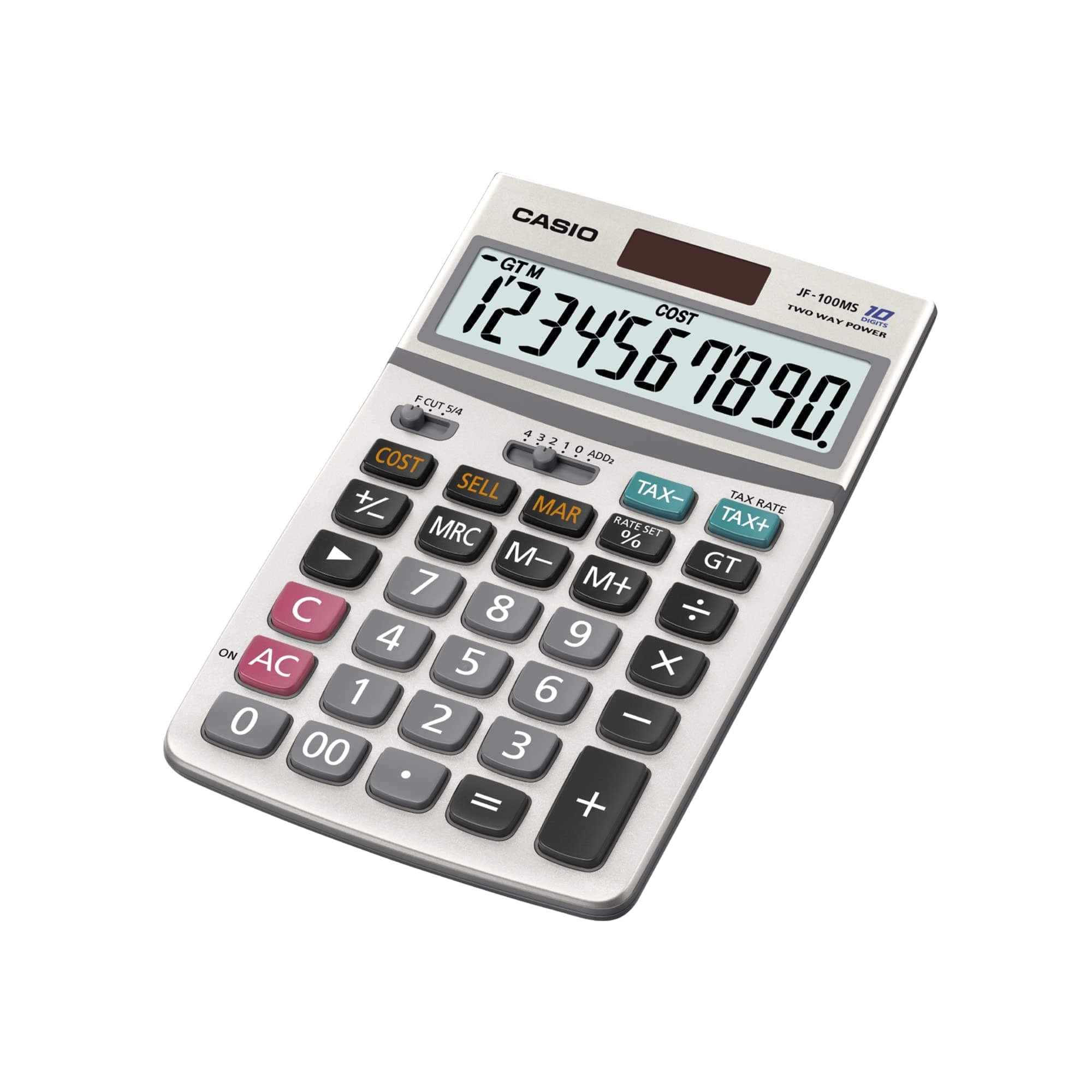 Casio Inc. JF-100BM Standard Function Calculator,Multicolor