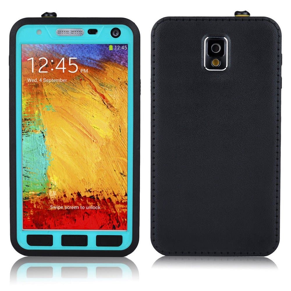 Redpepper Samsung Galaxy Note III N9000 Case Cover Waterproof Dirtproof Snowproof Shockproof Skin Hard Phone Shell for Samsung Galaxy Note 3 (Blue)