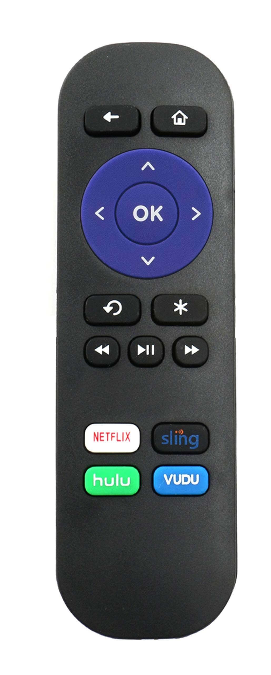 New IR Replaced Remote fit for Roku 1 2 3 4 HD LT XS XD Roku Express 3900R Premiere 4620XB 4210XB 3900R 2500R 2700R 2450XB w Channel Shortcut Buttons, NOT Support for Any Roku Stick or Roku TV