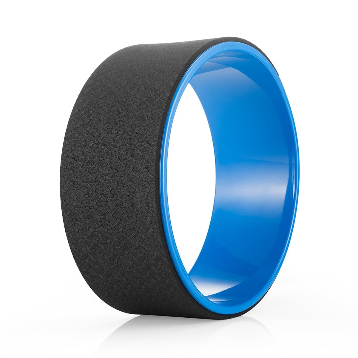 OutWolf Yoga Wheel 12" for Stretching and Supporting Yoga Poses Relieves Pain and Stress for Your Back, Hips, Chest, and Shoulders （Blue）