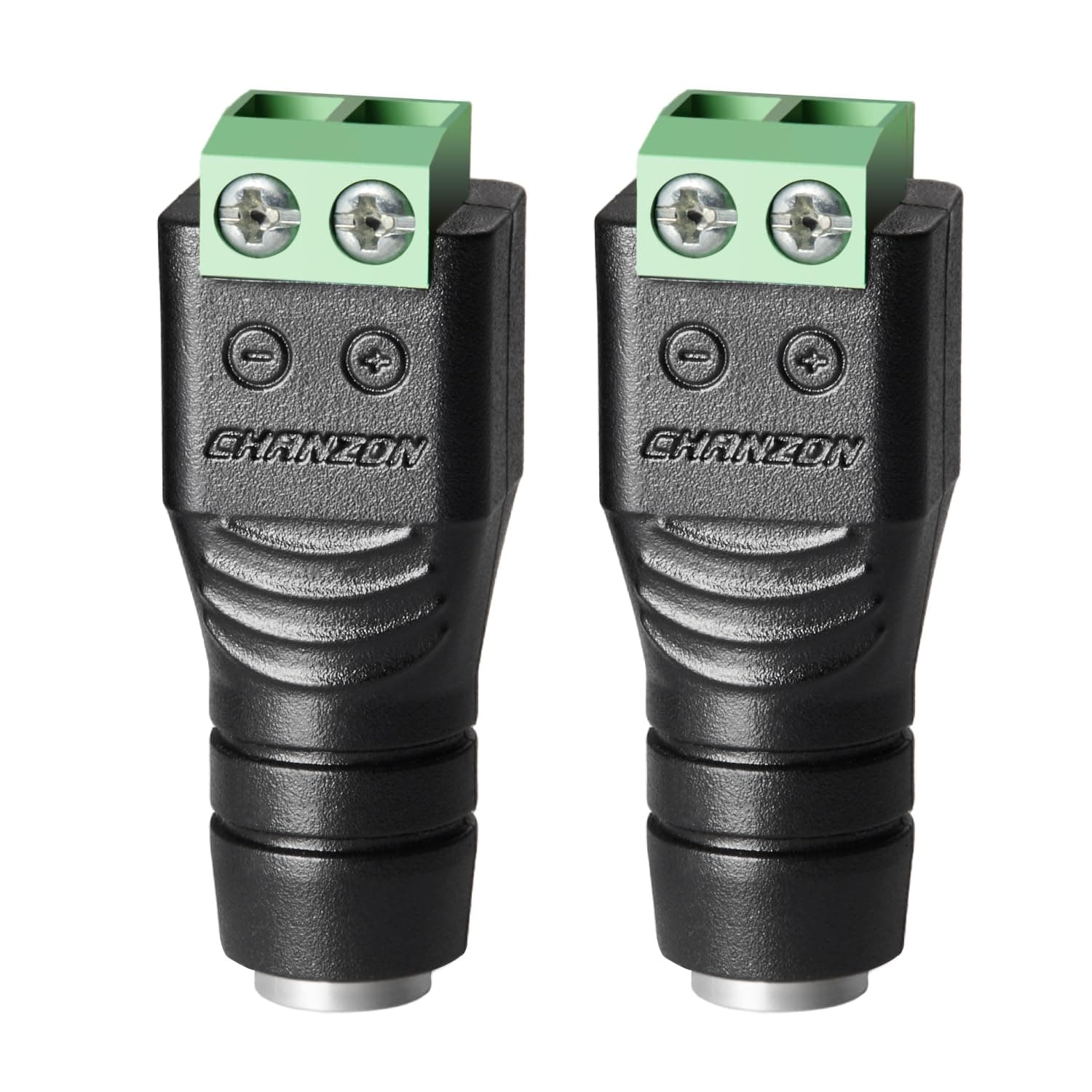 CHANZON Female 10 Pcs 12V 5.5mm x 2.1mm DC Power Jack Connector 24V Socket for Led Light Strip CCTV Security Camera Cable Wire Ends Plug Barrel Adapter