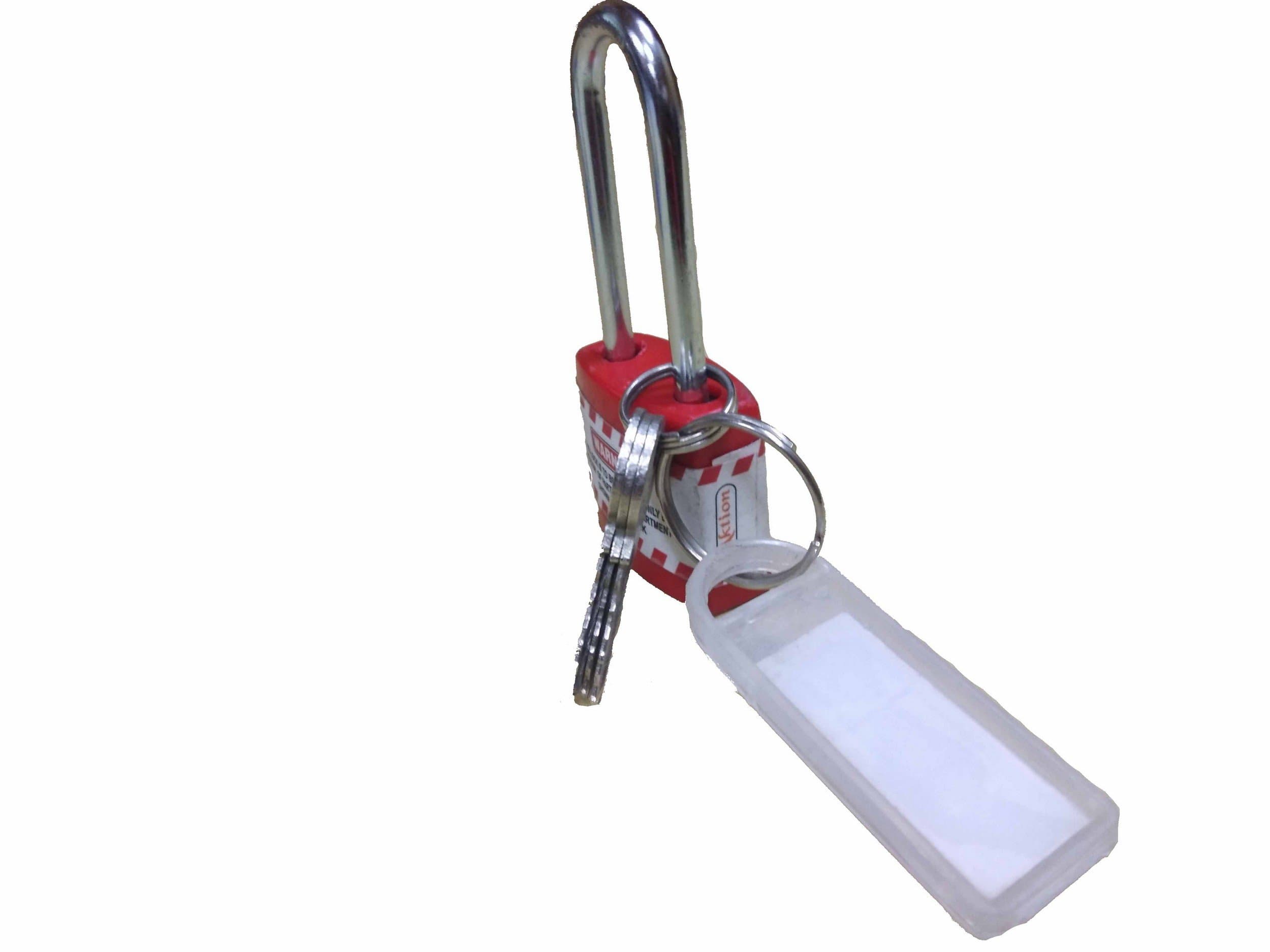 Lockout Padlock AK-JPL-104R Made of ABS Cover (Pack of 3)