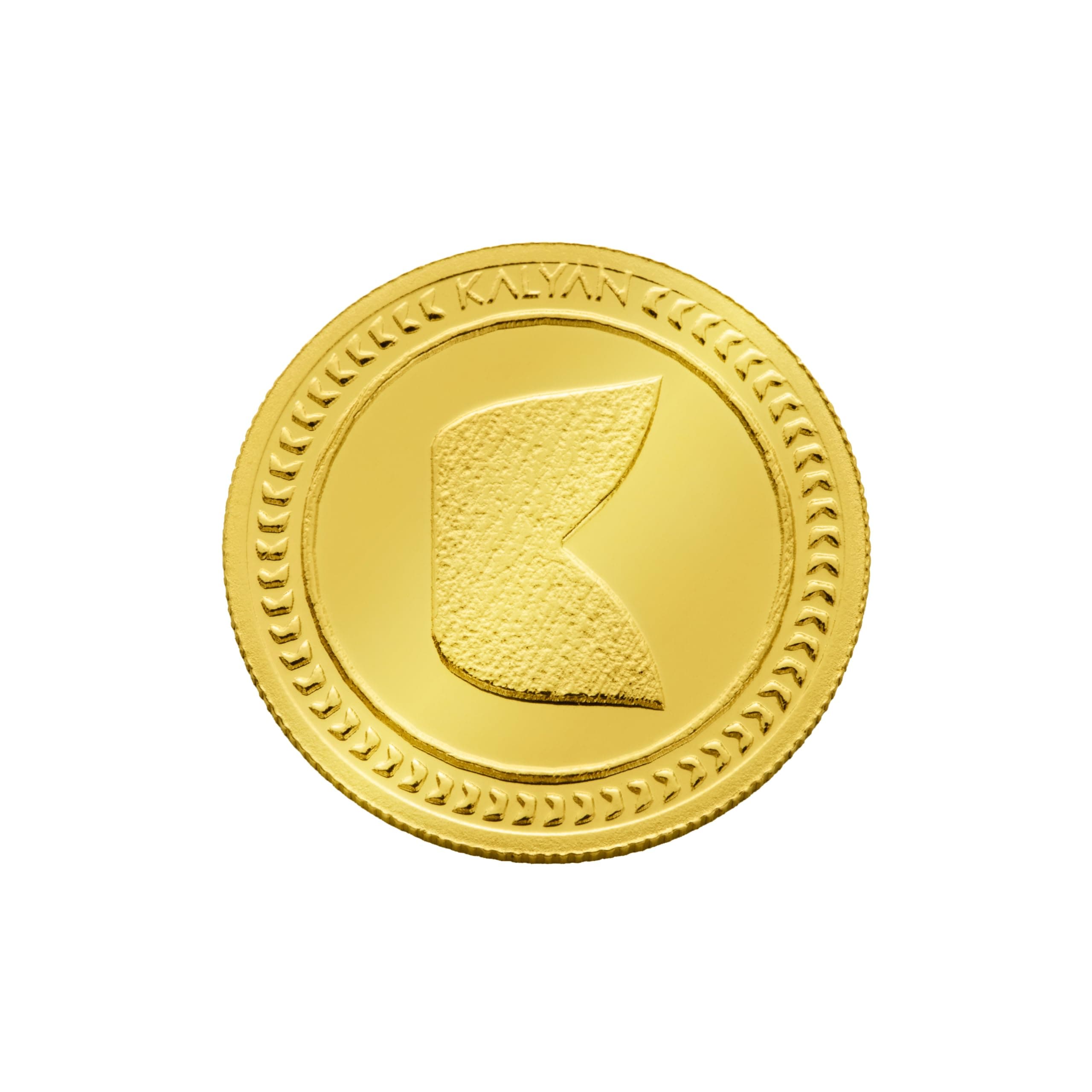 Kalyan Jewelers 8グラム 22K (916) 純度ゴールドコイン - BIS刻印 - ローズ