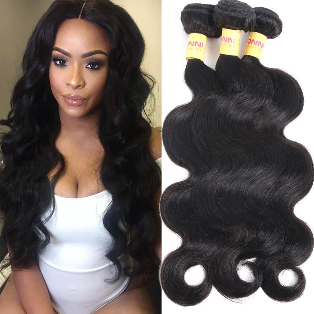 Connie Hair 8A Peruvian Body Wave 3 Bundles Unprocessed Virgin Human Hair Weave Weft Mixed Length 22 24 26 Natural Black Total 300g