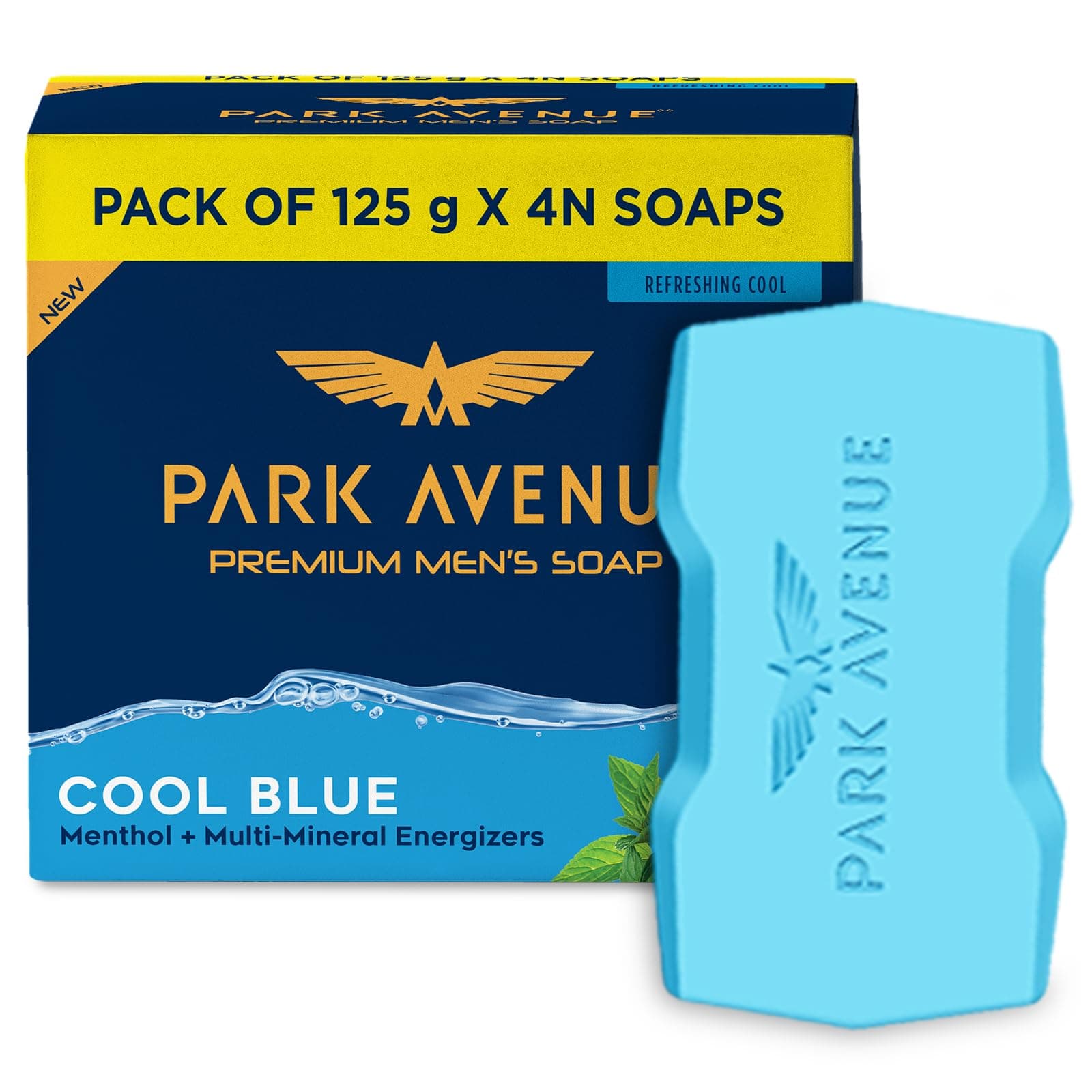 Cool Blue Body Soap Pack of 4 500gm