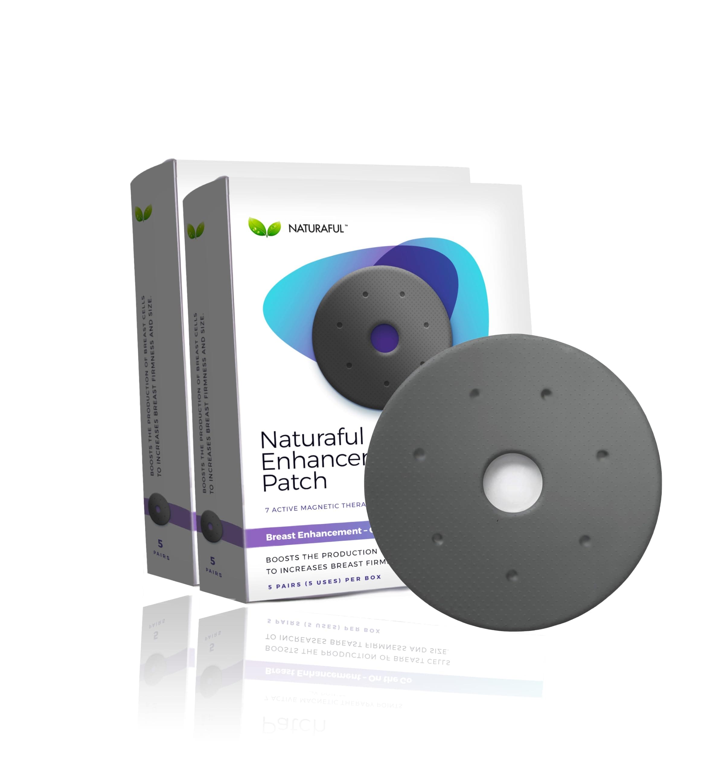 (2 Packs) Breast Enhancement Patches - Natural Breast Enlargement, Firming and Lifting Patch | Trusted by Over 100,000 Users & Includes Handbook