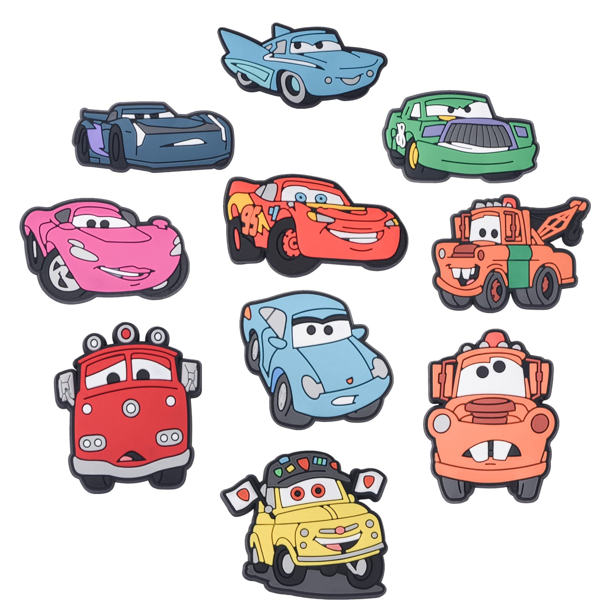 Cute Cartoon Princess Shoe Charms Decoration for Kids Boys Girls Women Sandals Clog Accessories Party Favors