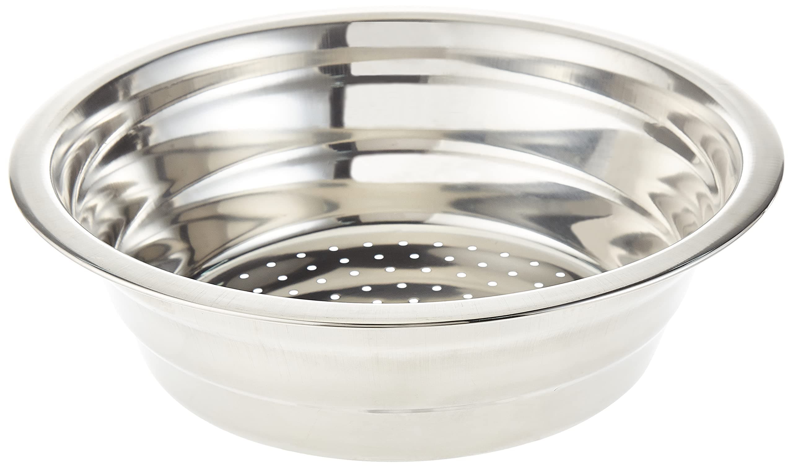 RAJ STAINLESS STEEL BOYA COLANDER, 32 CM , SILVER, SSB016 , 1 PC