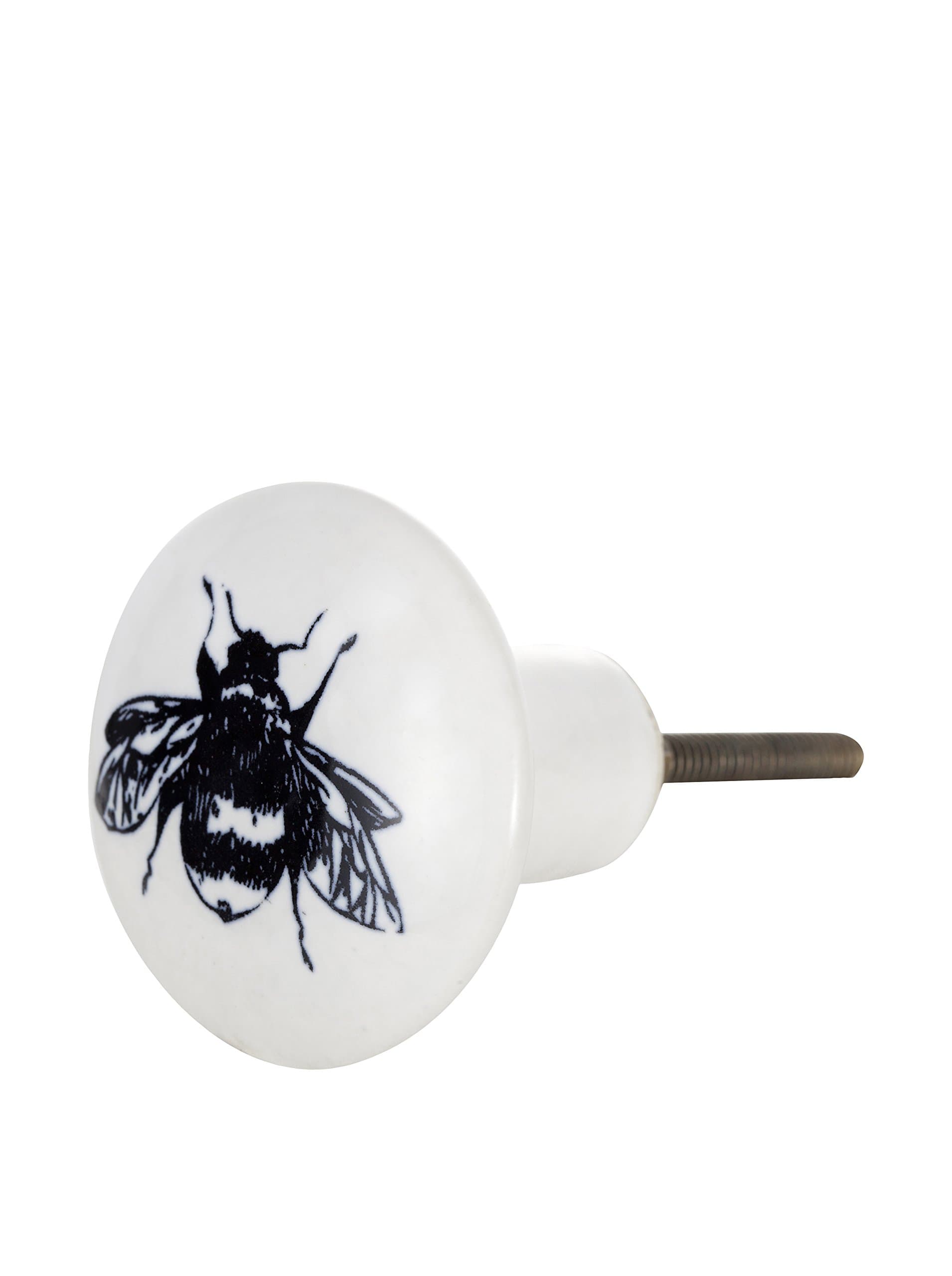 Lene Bjerre Nobilia Ceramic Bee Door Knob 4 cms