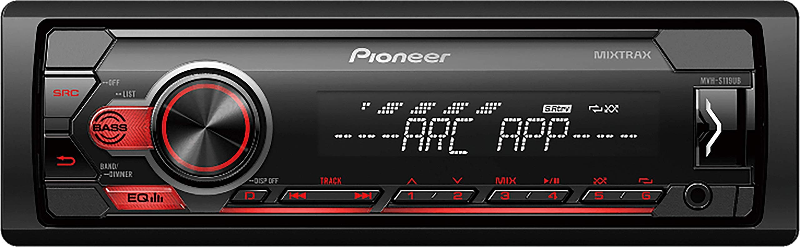 Pioneer MVH–S119UB Car Stereo (Black)