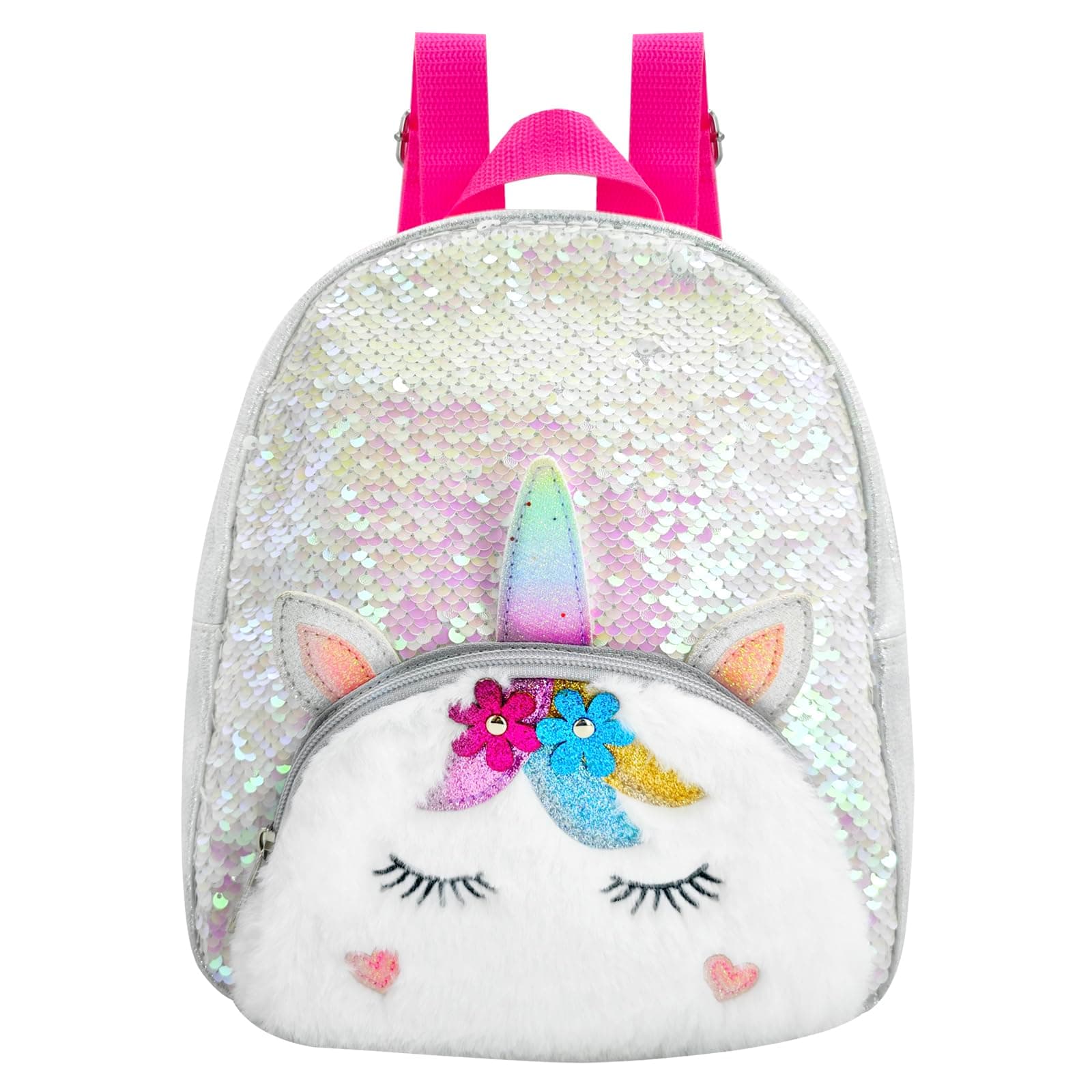 Mini Backpack for Kids Girls, Toddler Bag Backpacks, Cute Lightweight Preschool for Kindergarten 3-10 Years Old Girl(Unicorn)