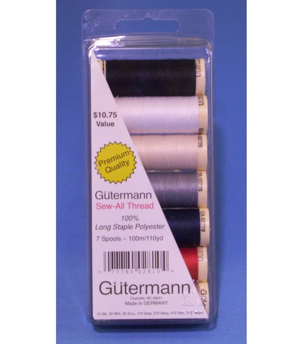 GütermannA&E CONSUMER DIV Basic Sew-All Polyester Thread Set-7 Spools
