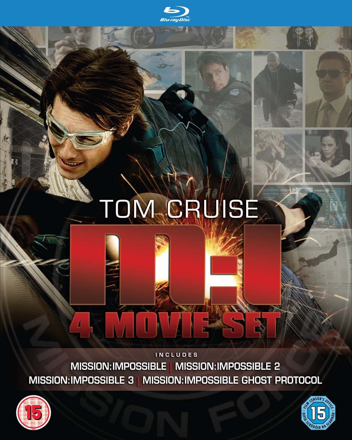 Tom CruiseMission Impossible Quadrilogy [Blu-ray] [1996] [Region Free]