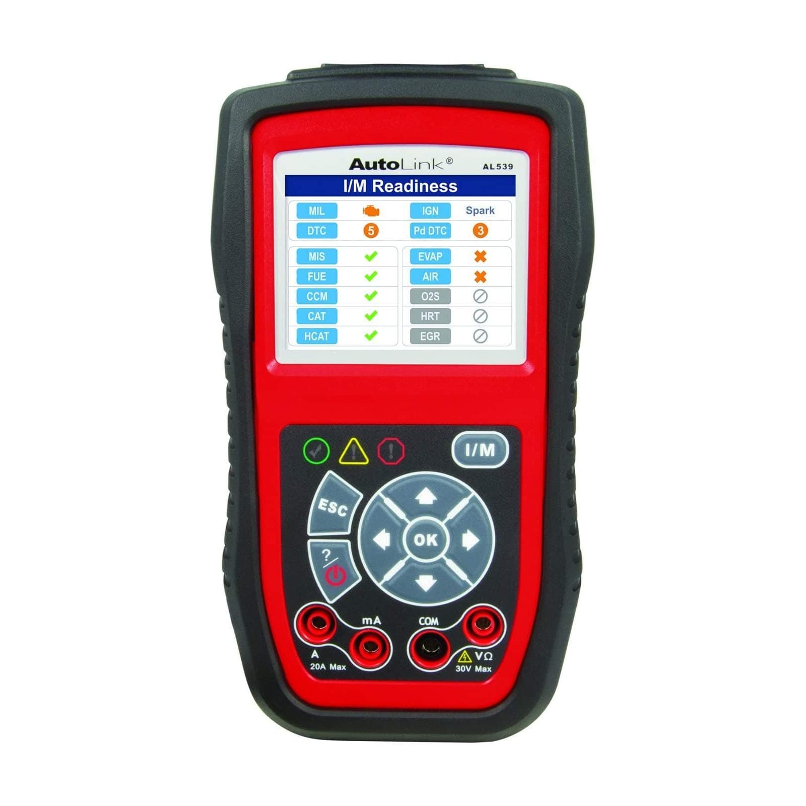 AL539 OBD2 Scanner Code Reader Electrical Test Tool with AVOmeter Function (Upgraded Version of AL519)