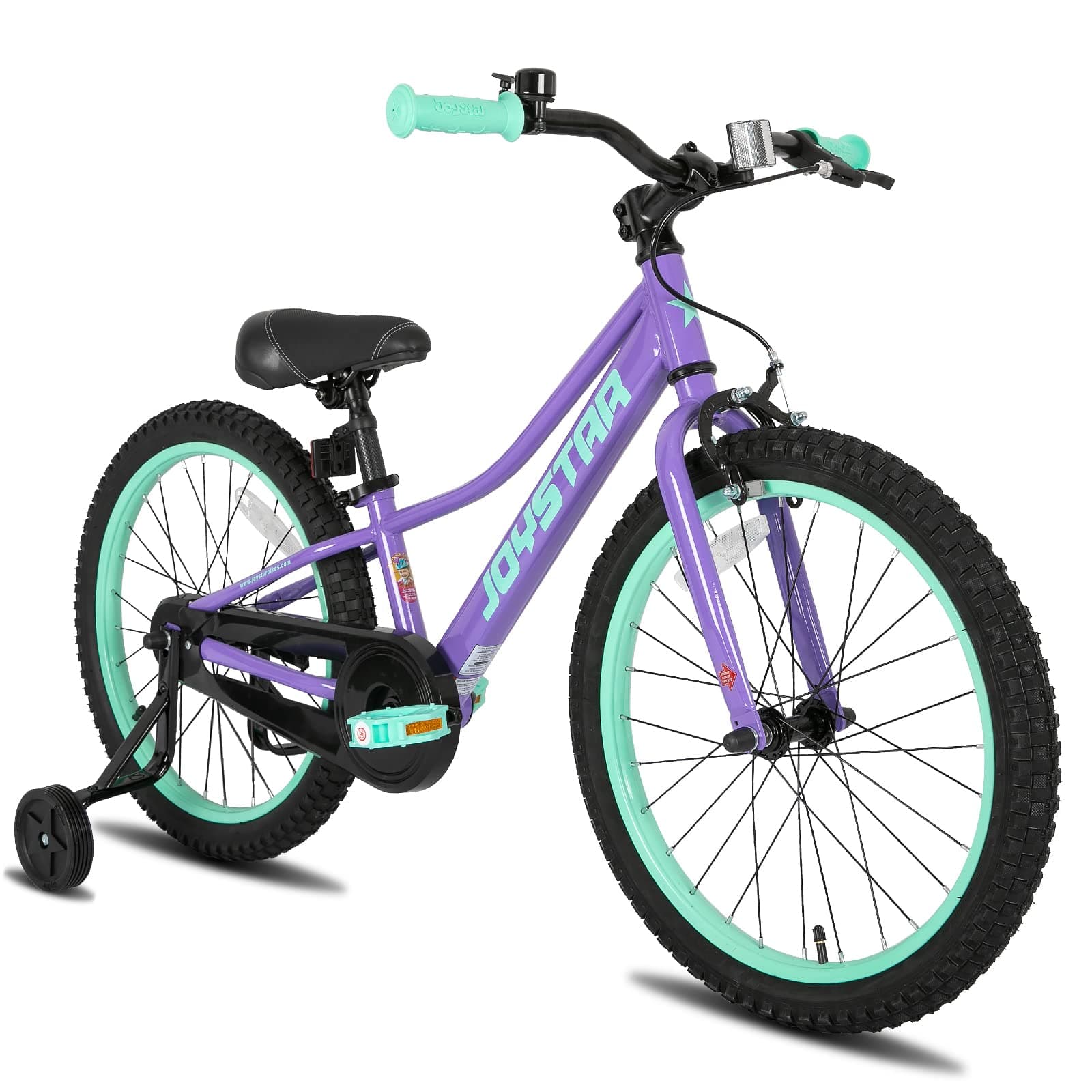 NEO 20 Inch Kids Bike for Ages 6-10 Years Old Boys & Girls, 20 Inch Wheels Kids Mountain Bike with Training Wheels & Handbrake, Kids' Bicycles, Multiple Colors