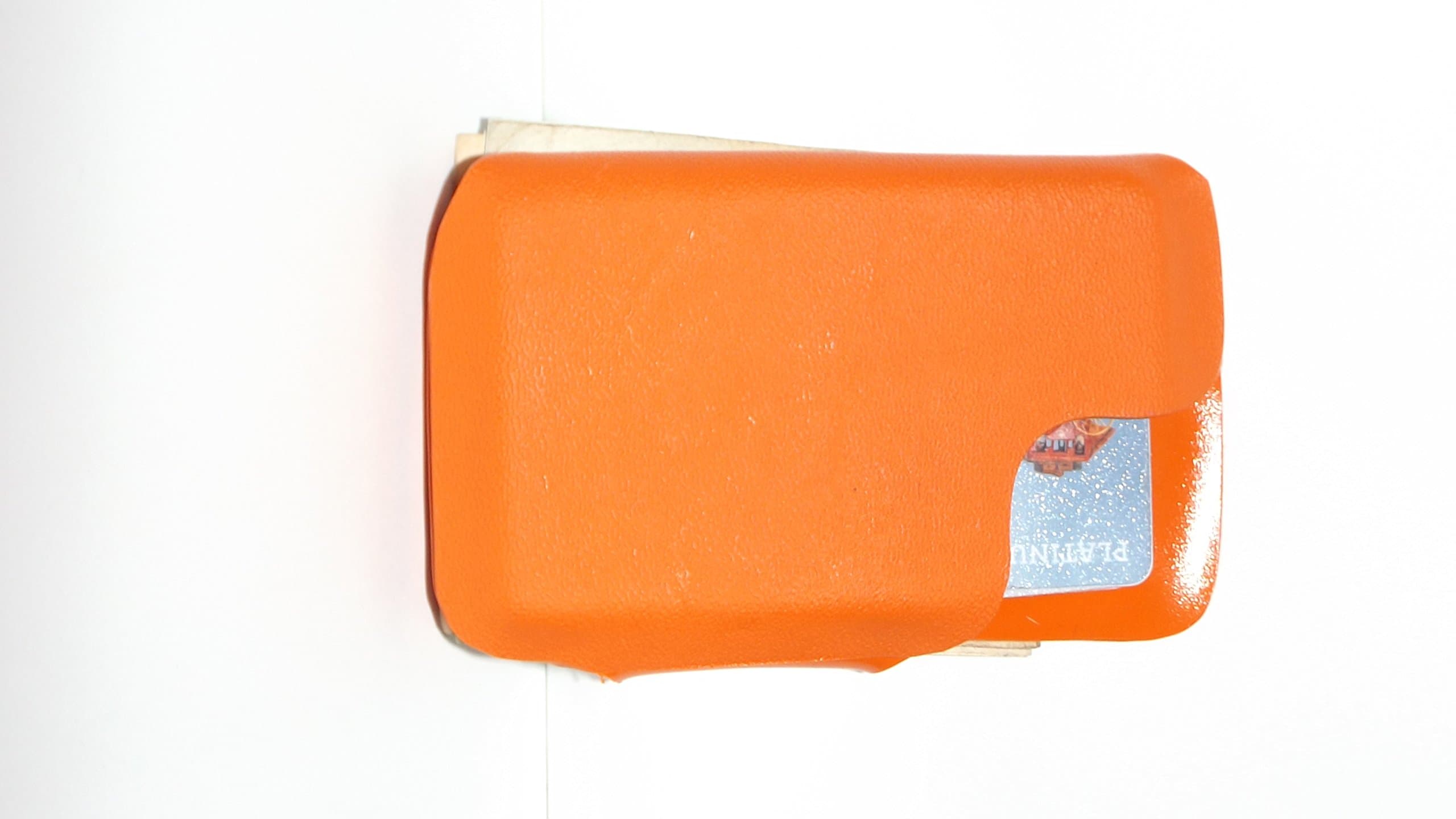 Kydex Wallet w/ Money Clip (small, Safety Orange w/ Money Clip)