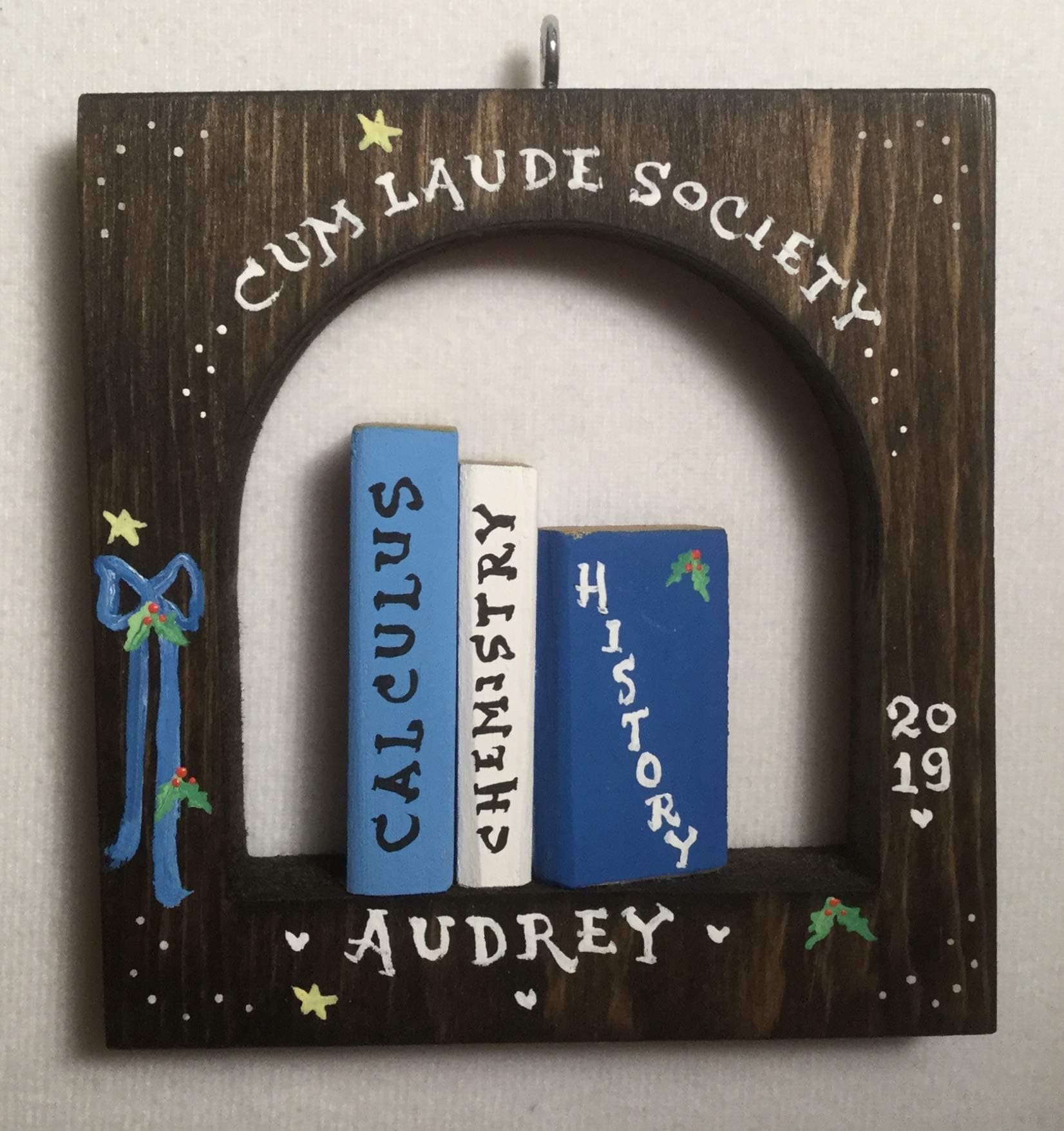 National Honor Society Cum Laude College Christmas Personalized Ornament