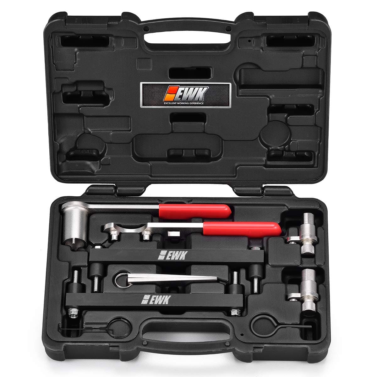EWK 9 Pcs Engine Timing Tool Kit Camshaft Locking Tool Set for Jaguar Land Rover 3.2 3.5 4.0 4.2 4.4 V8