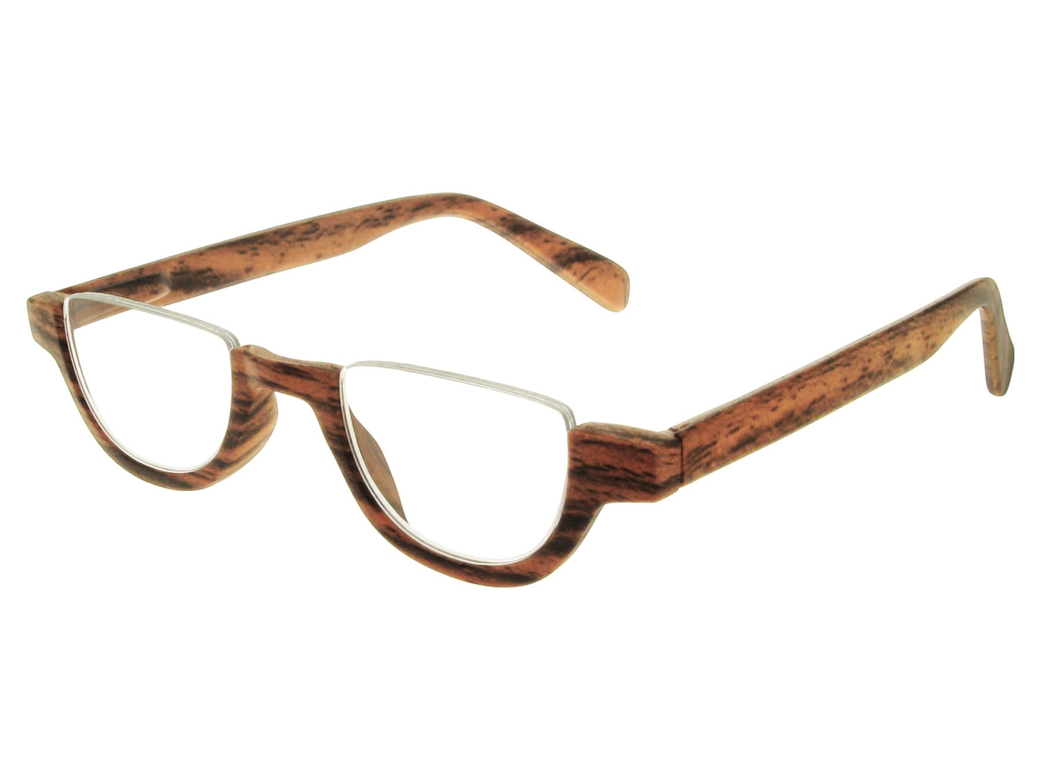 Goodlookers Reading Glasses 'Fulham' Brown +1.00