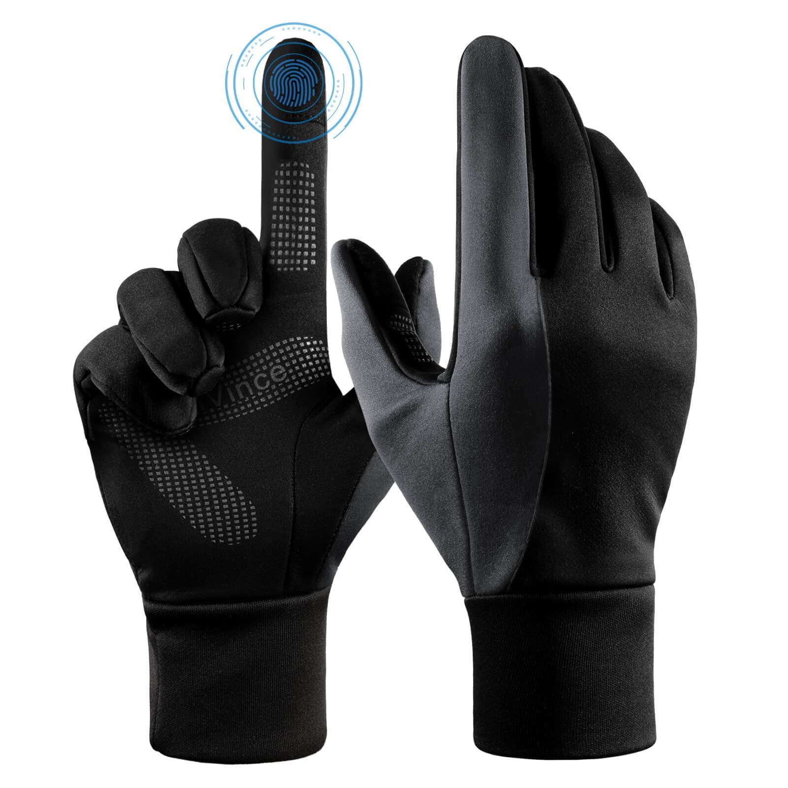 Winter Gloves Touch Screen Water Resistant Windproof Thermal for Running Cycling Driving Hiking for Men Women