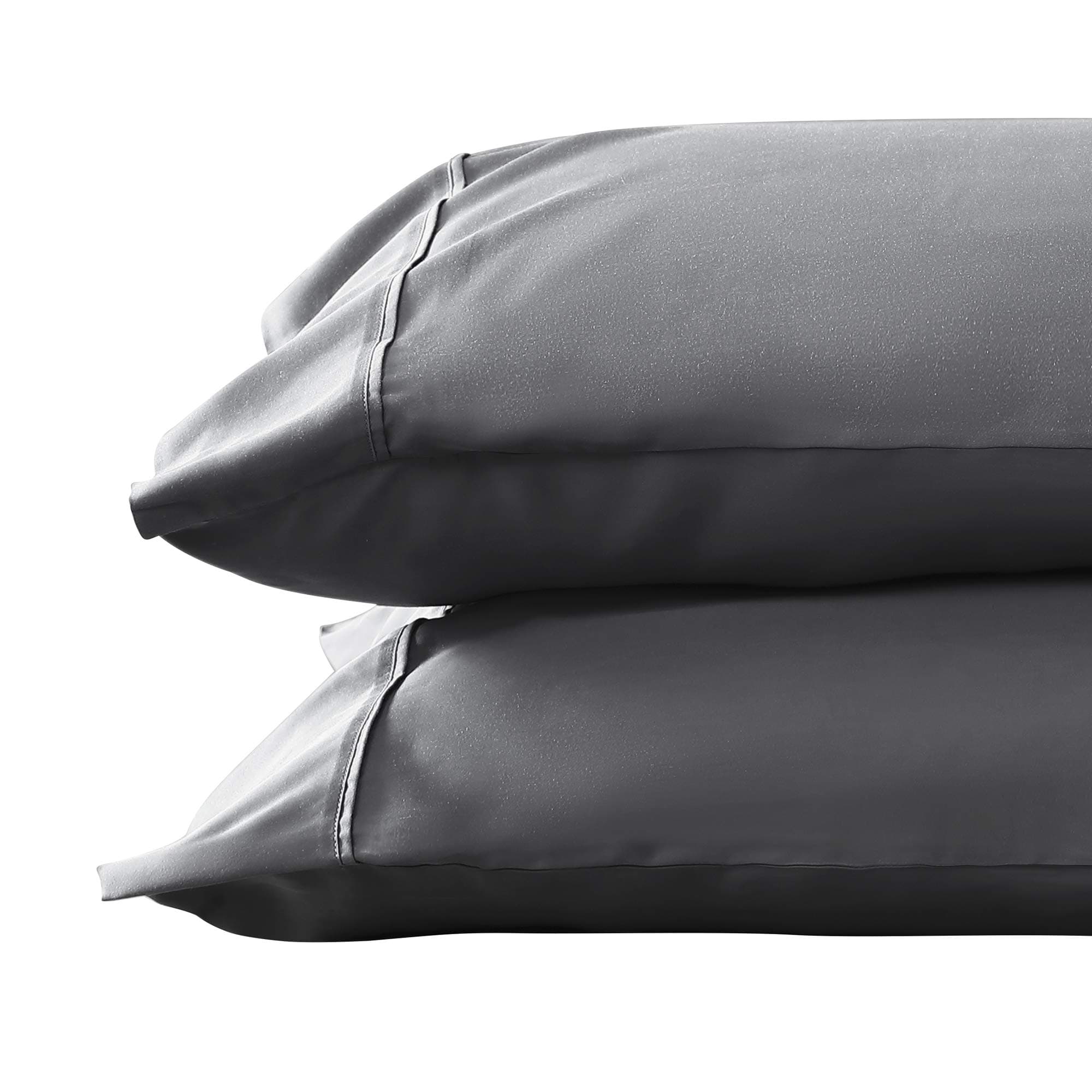 Valeron 100% Tencel Modal Sateen Woven-Luxuriously Soft, Breathable, Cooling Beech Tree Fiber-Pillowcase Set, King, Charcoal