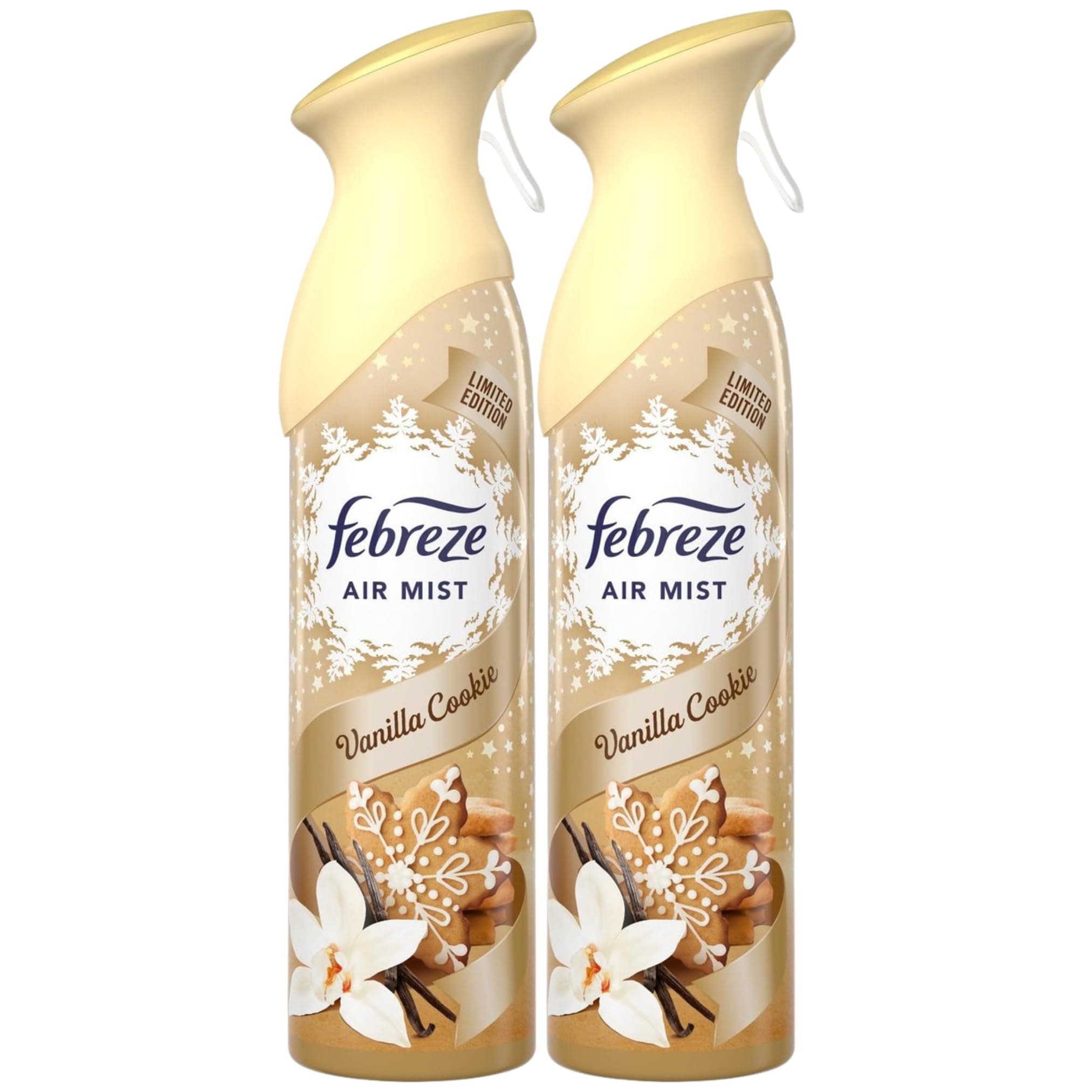 Ambi Pur Air Mist Air Freshener Spray - Vanilla & Magnolia Scent 185ml - Odour Eliminator Home & Office Fragrances - Box of 2