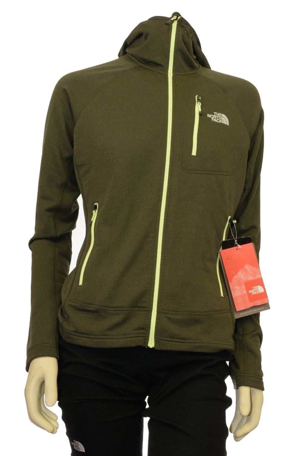 The North Face Women's Storm Shadow Hoodie Jacket Medium Black Ink Green