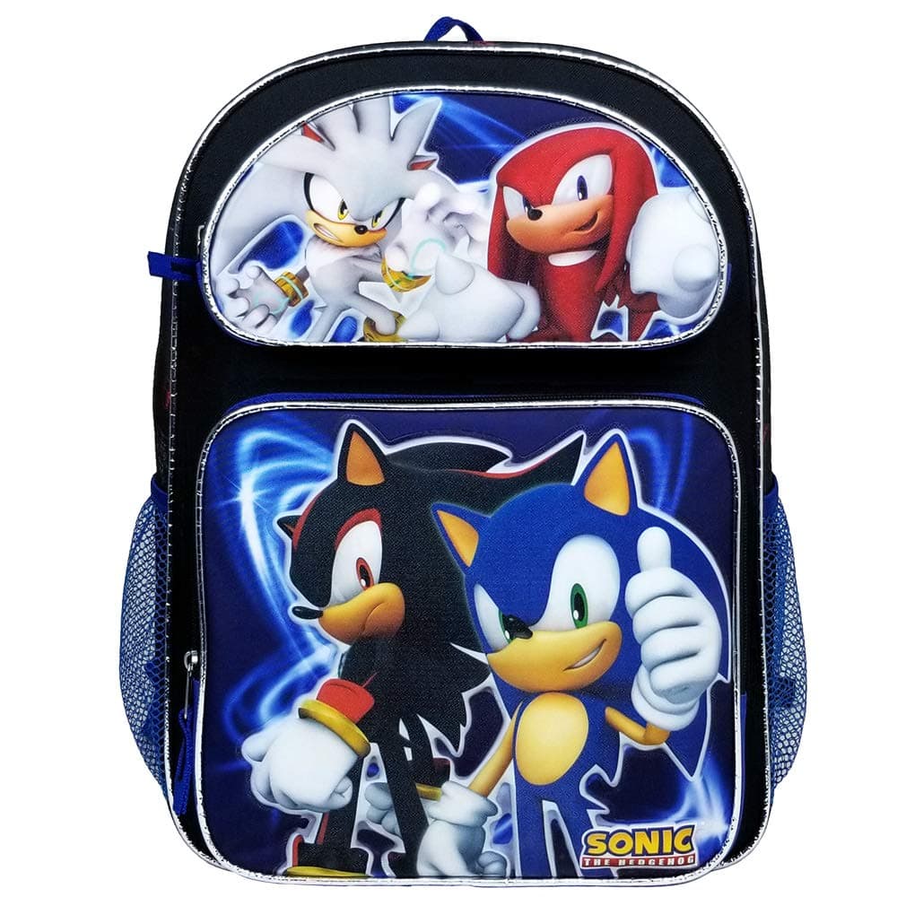 Accessories Innovation Sonic the Hedgehog Team Large Backpack #SH43694, Multicolor, 16"