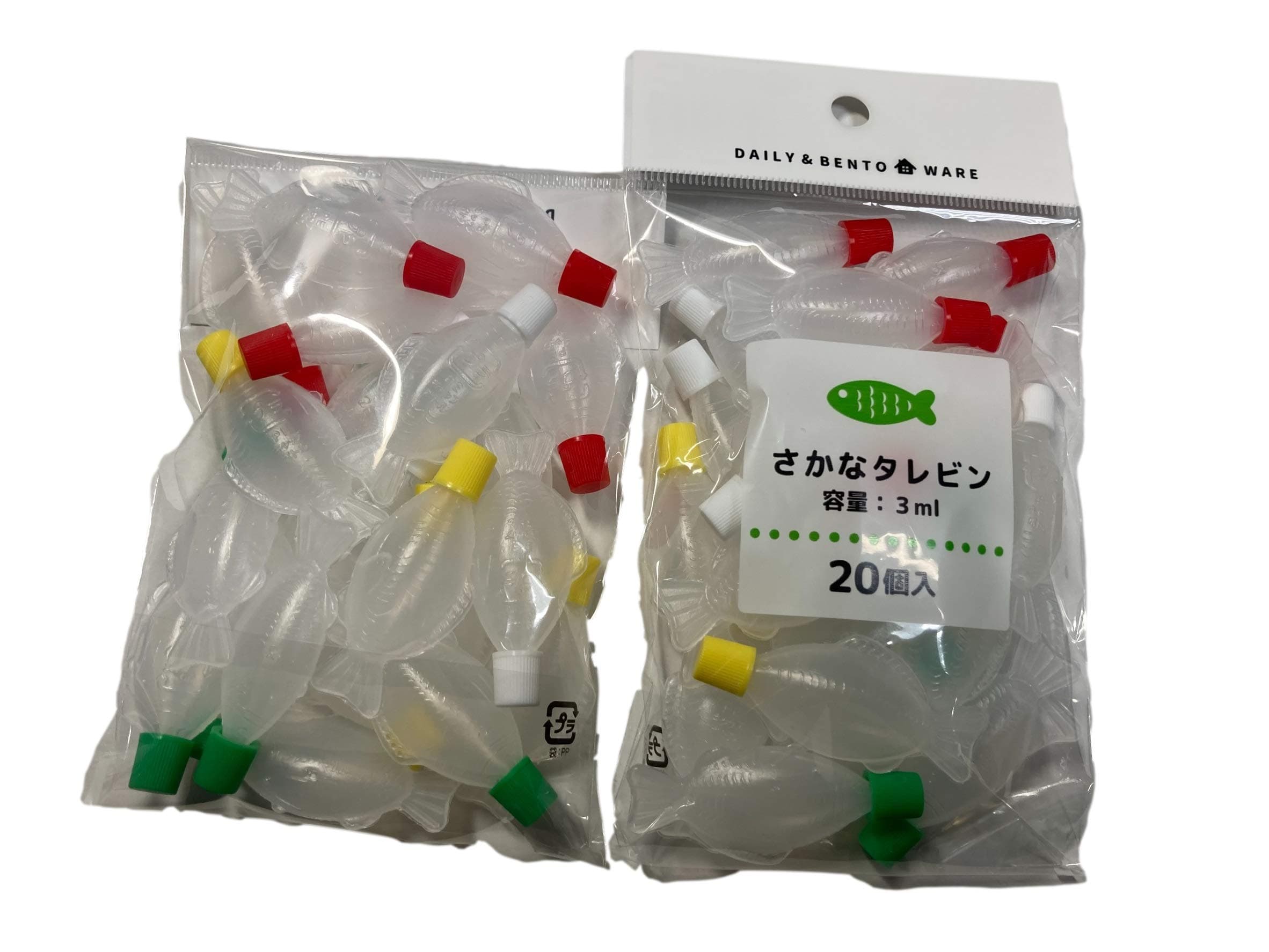 Soy sauce,sauce Fish Bottles 20pcs×2sets. Bento box Kitchen Lunch box.Made in Japan.