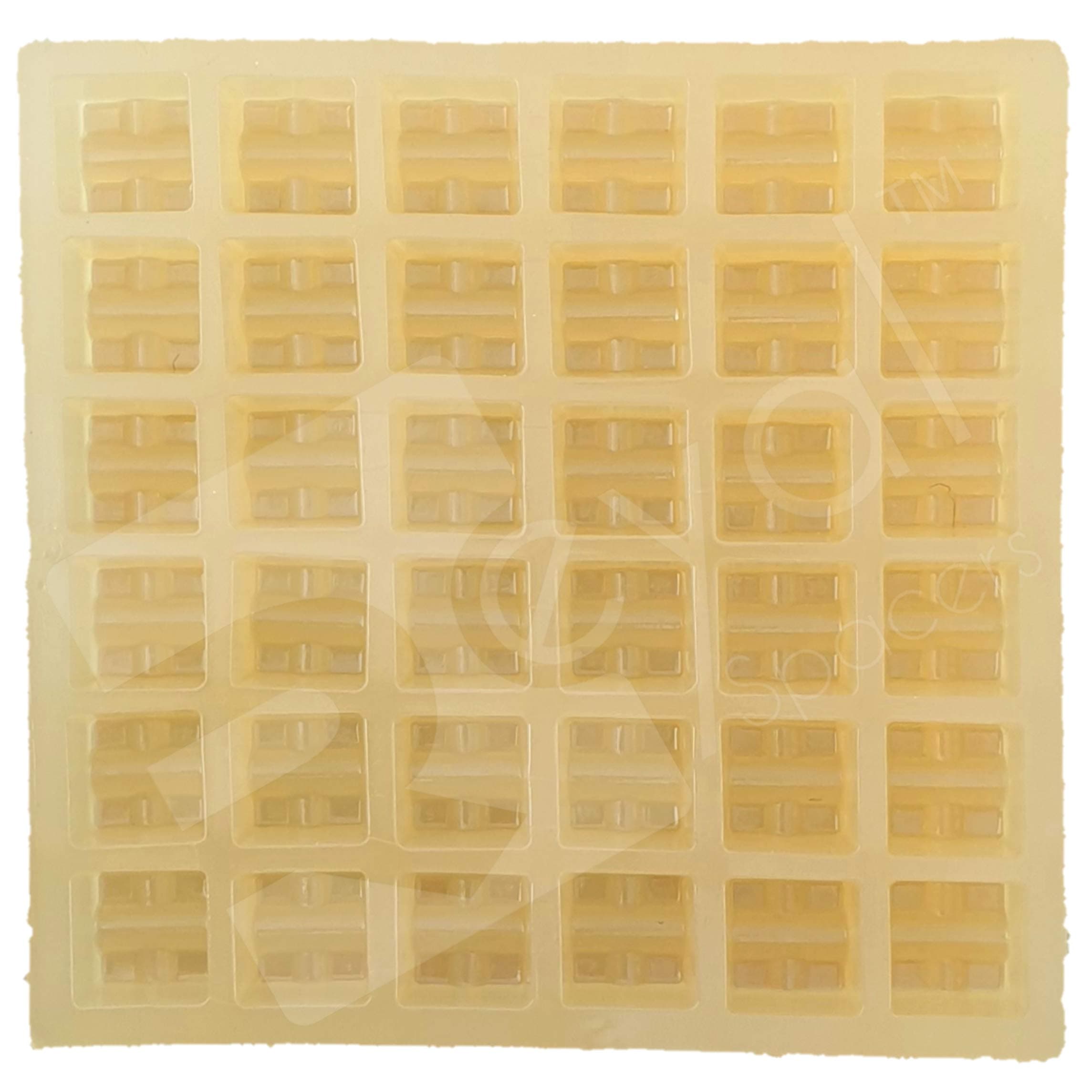 PVC Rubber Multi Cover Block Mould 36 Cavity for Slab (20mm/25mm)