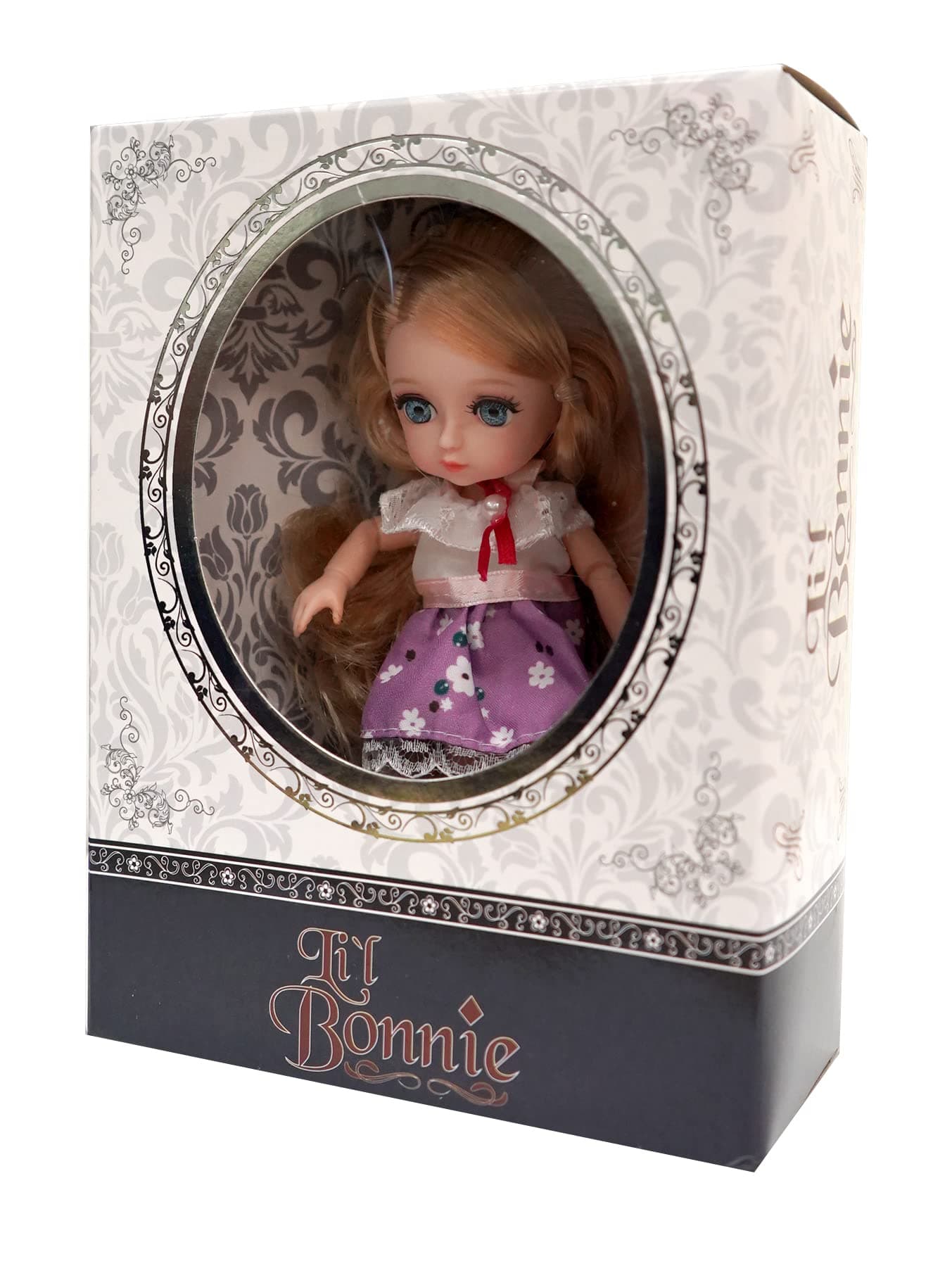 Bonnie Li’l Cute Fashion Doll, 6 Inches Doll with Stylish Dress & Shoes, Articulated Toy, Promotes Empathy & Imagination – Ages 3+, Assorted Design,