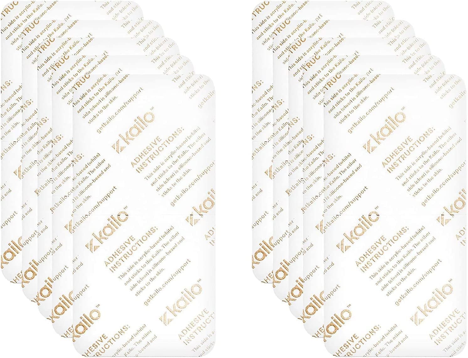 Kailo Adhesive 10-Pack (10 Silicone adhesives for Your Kailo)