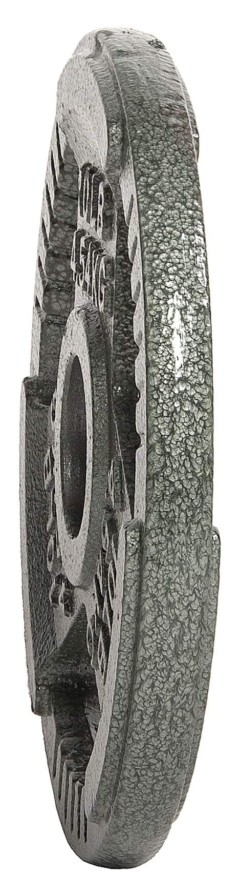 Fitvids Olympic Cast Iron 2" Weight Plate for Strength Training and Weightlifting, Multiple Weights Available