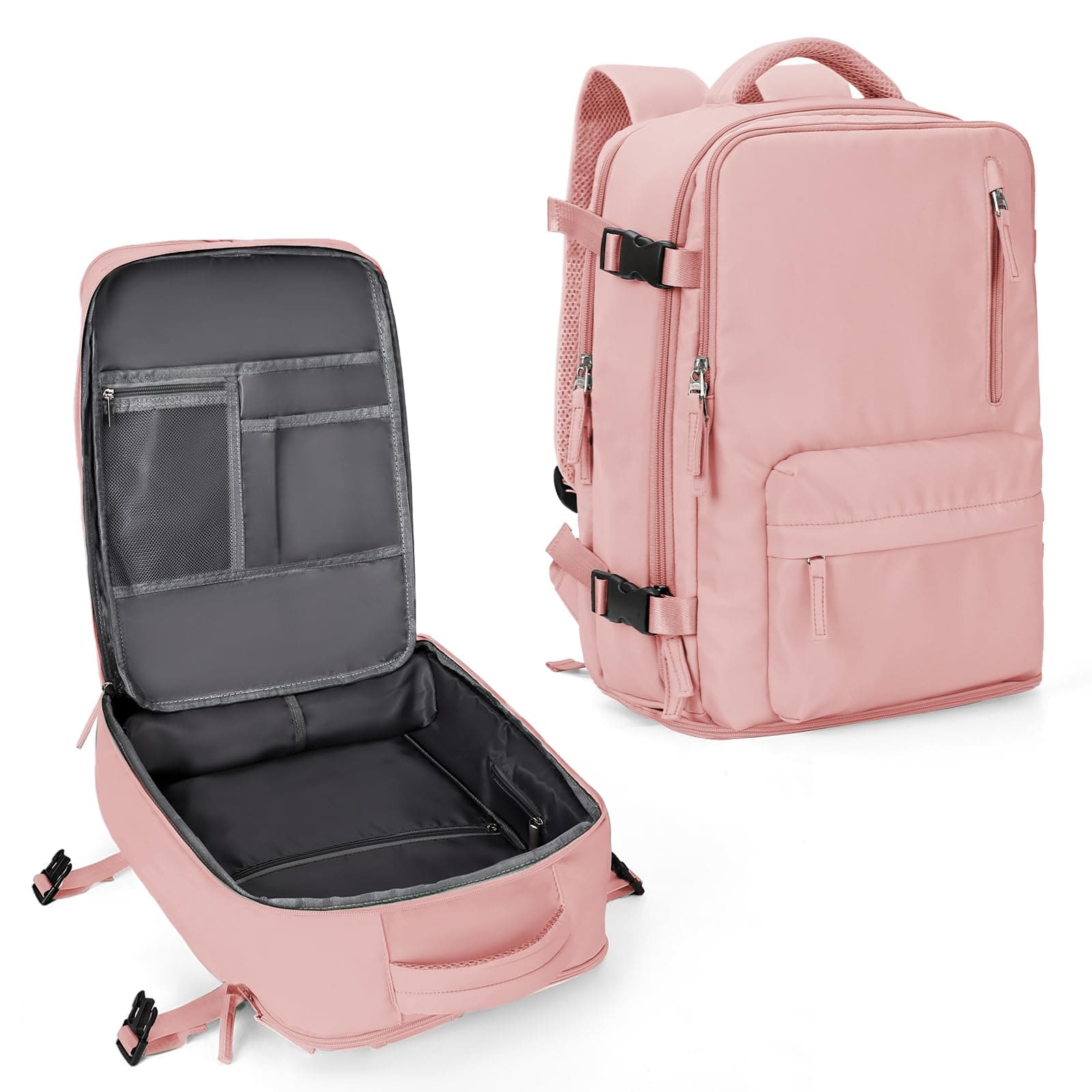 WONHOX Large Travel Backpack for Women (B-pink)